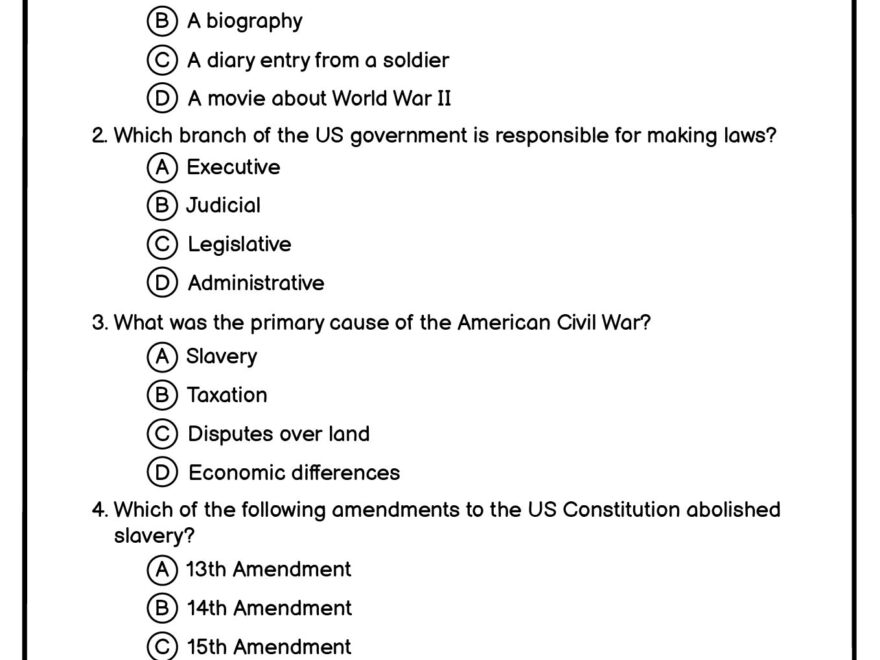 12 Printable GED Social Studies Worksheets Free PDF At Worksheeto