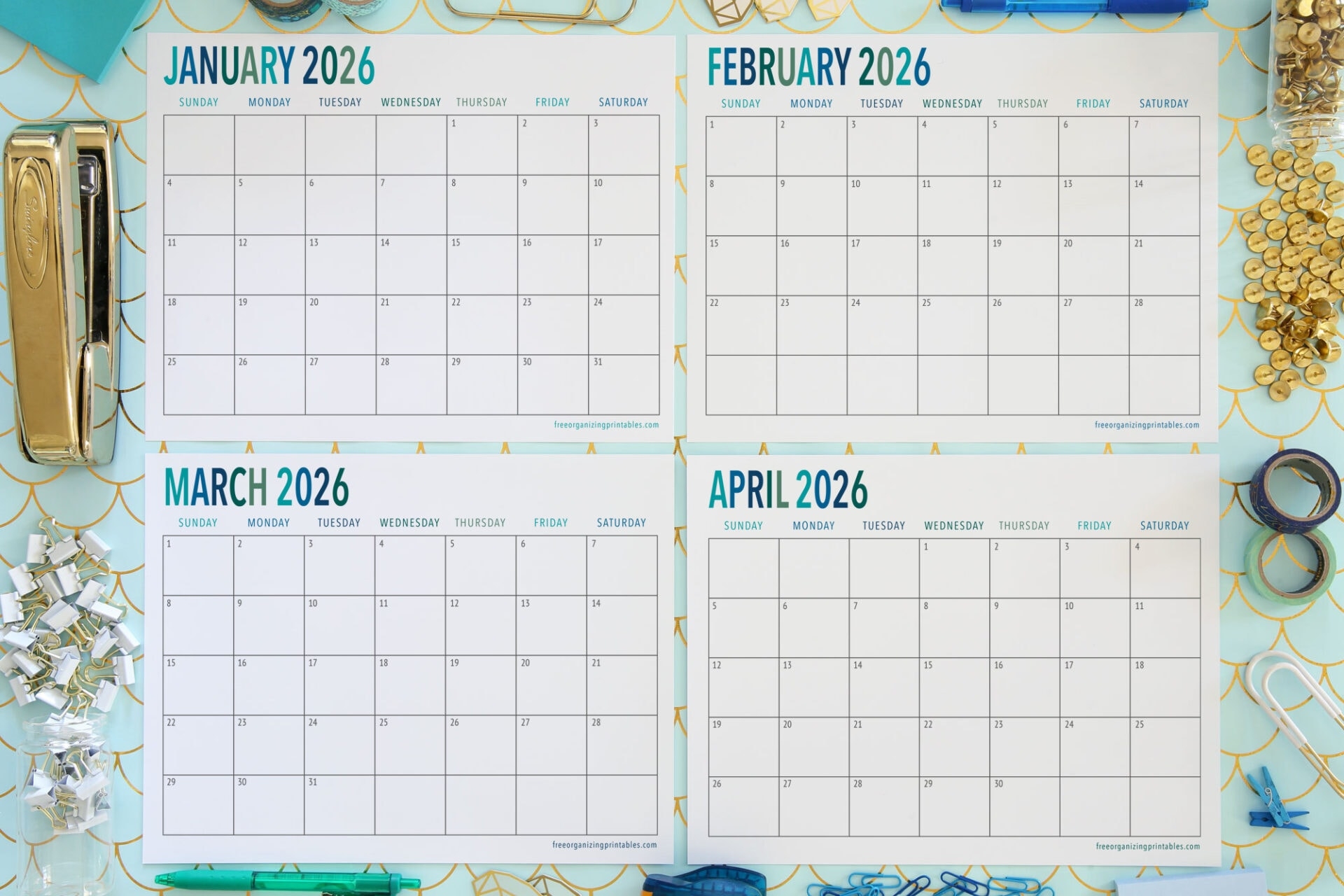 Free Printable Mini Binder Planner 2026