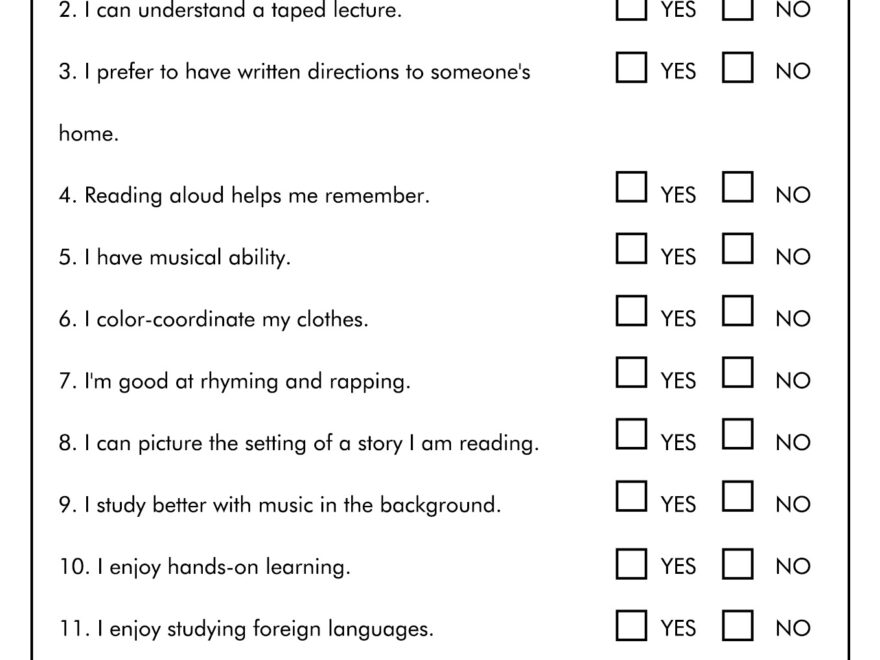 16 Vark Styles Worksheet Free PDF At Worksheeto Worksheets Library