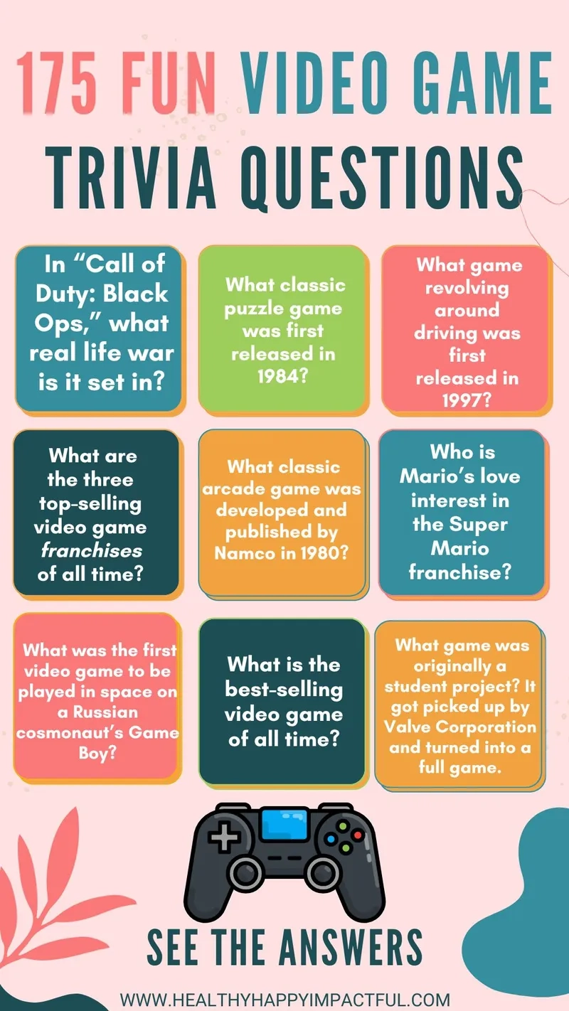 Grand Thef Auto Trivia Printable