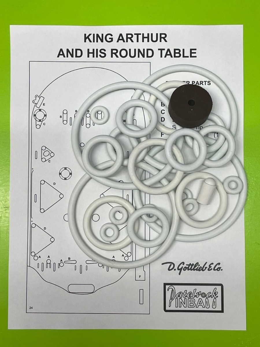 Printable Pinball Rubber Ring Chart