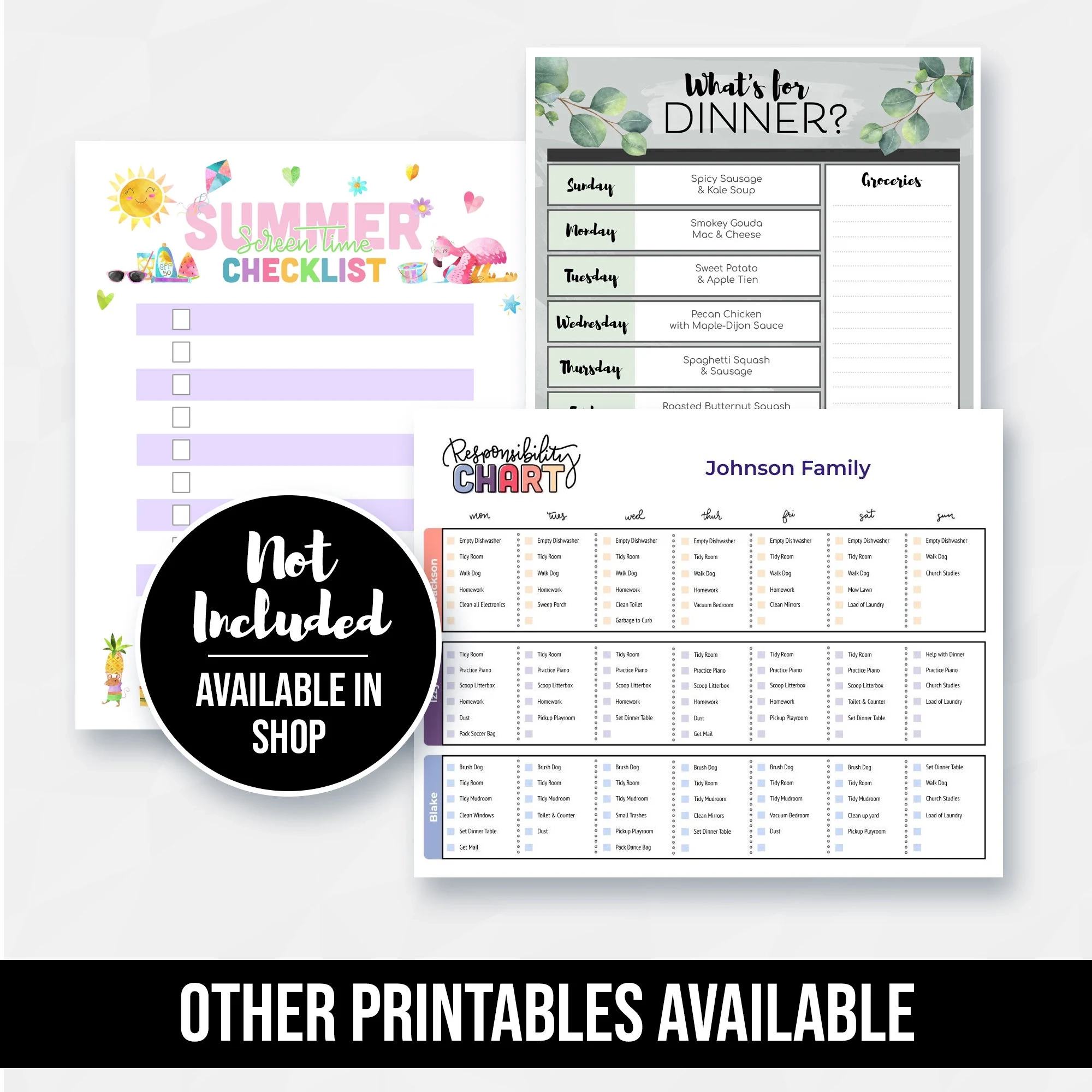 2 Screen Time Checklists After School Routine Or Summer List Printable Editable Daily Electronics Multi Rainbow Colorful PPTX PDF Etsy