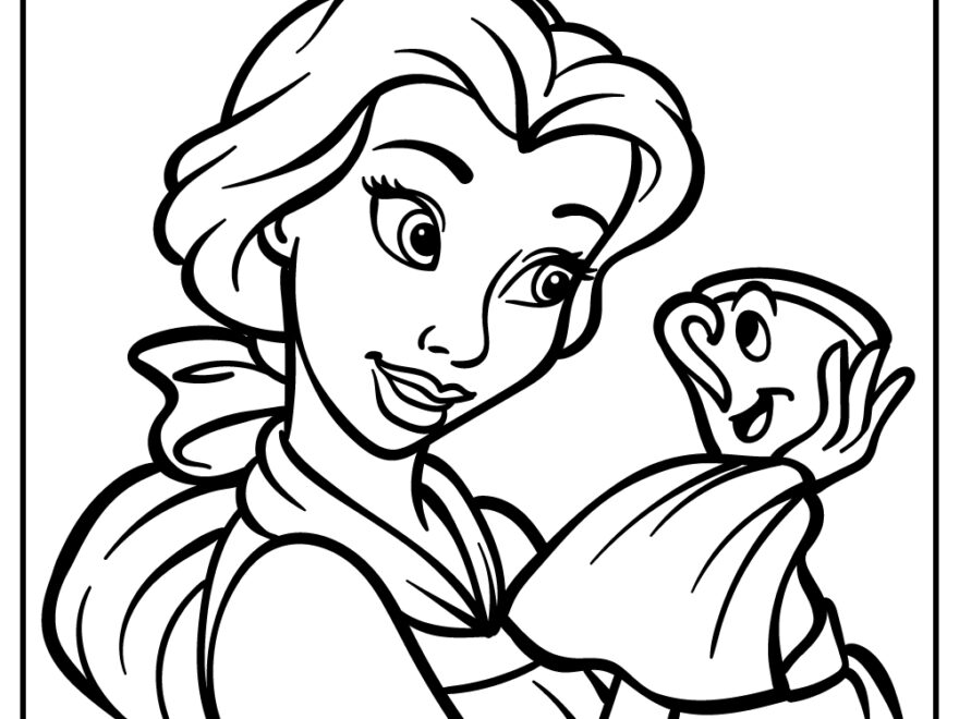 20 Belle Coloring Pages 100 Free Printables