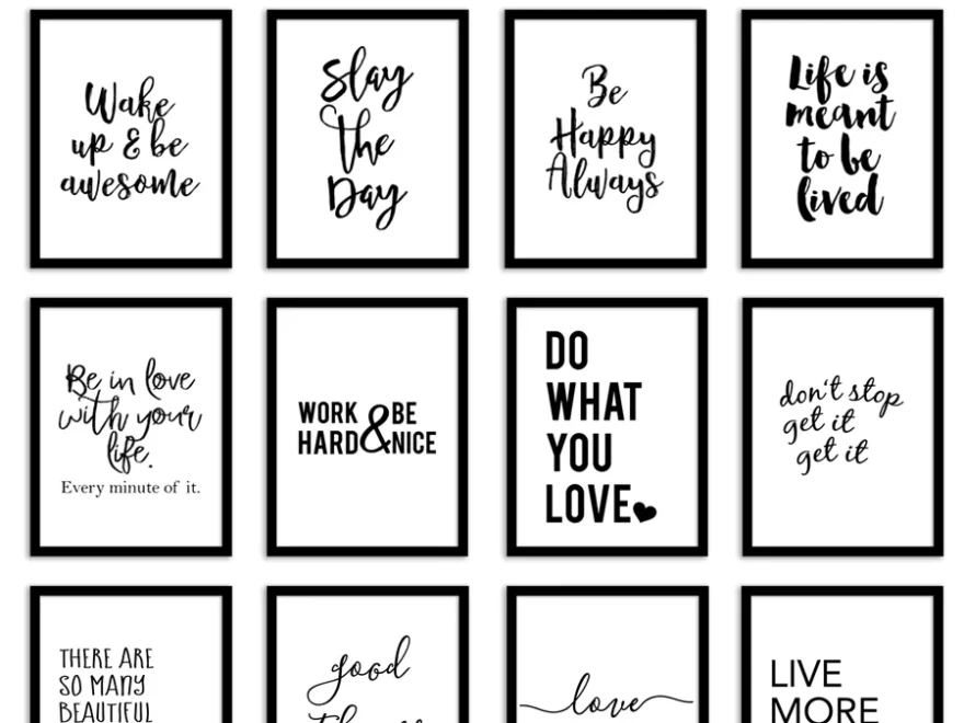 20 Inspirational Quotes You Can Print For Your Walls For Free Chicfetti