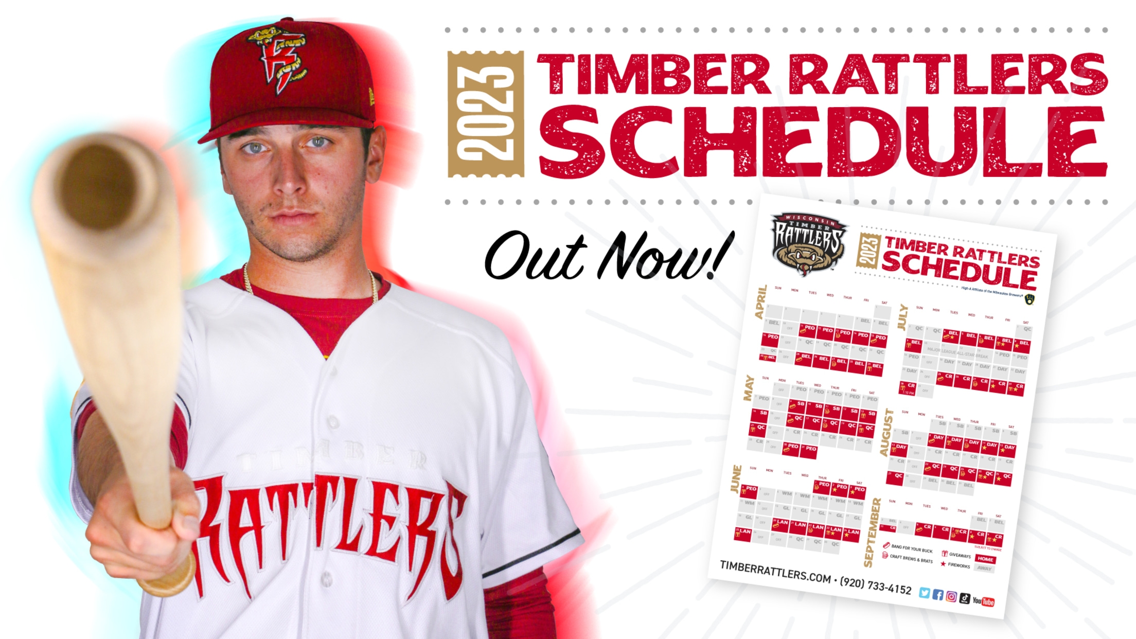 2023 Timber Rattlers Schedule Announced TinCaps