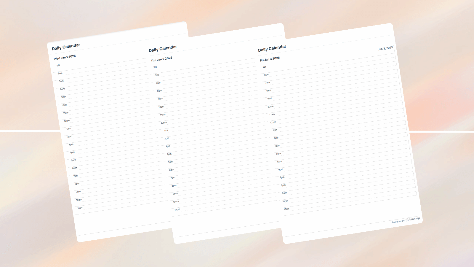 Daily Planner 2025 Printable