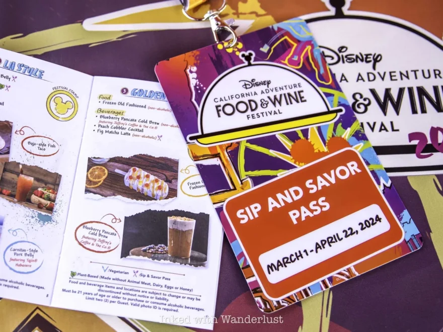 2025 Disney California Adventure Food And Wine Festival Guide Inked With Wanderlust