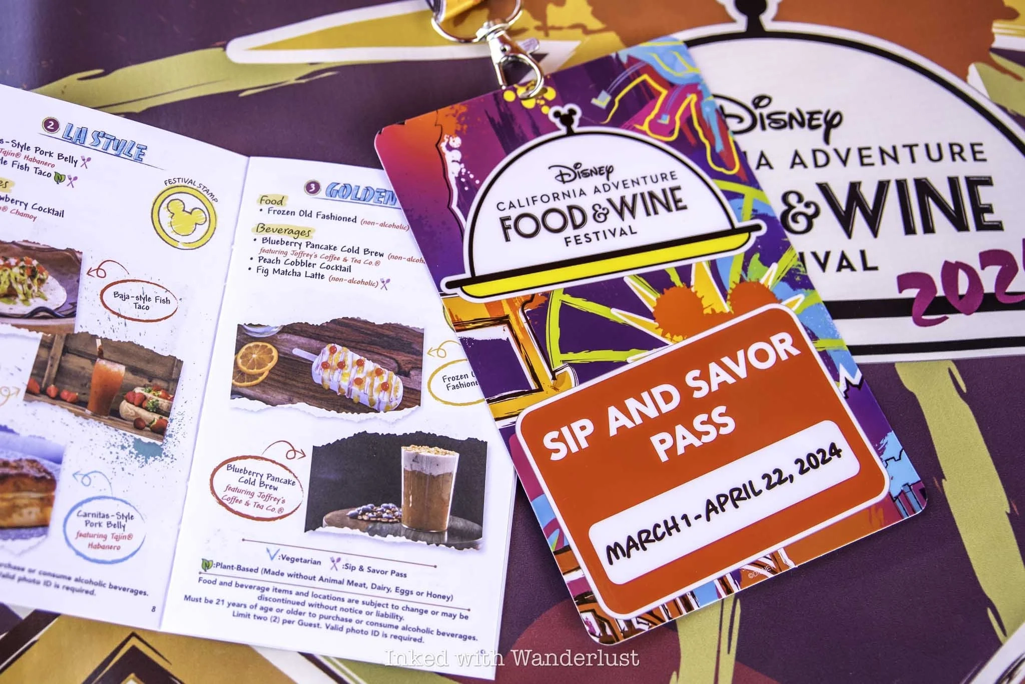 2025 Disney California Adventure Food And Wine Festival Guide Inked With Wanderlust
