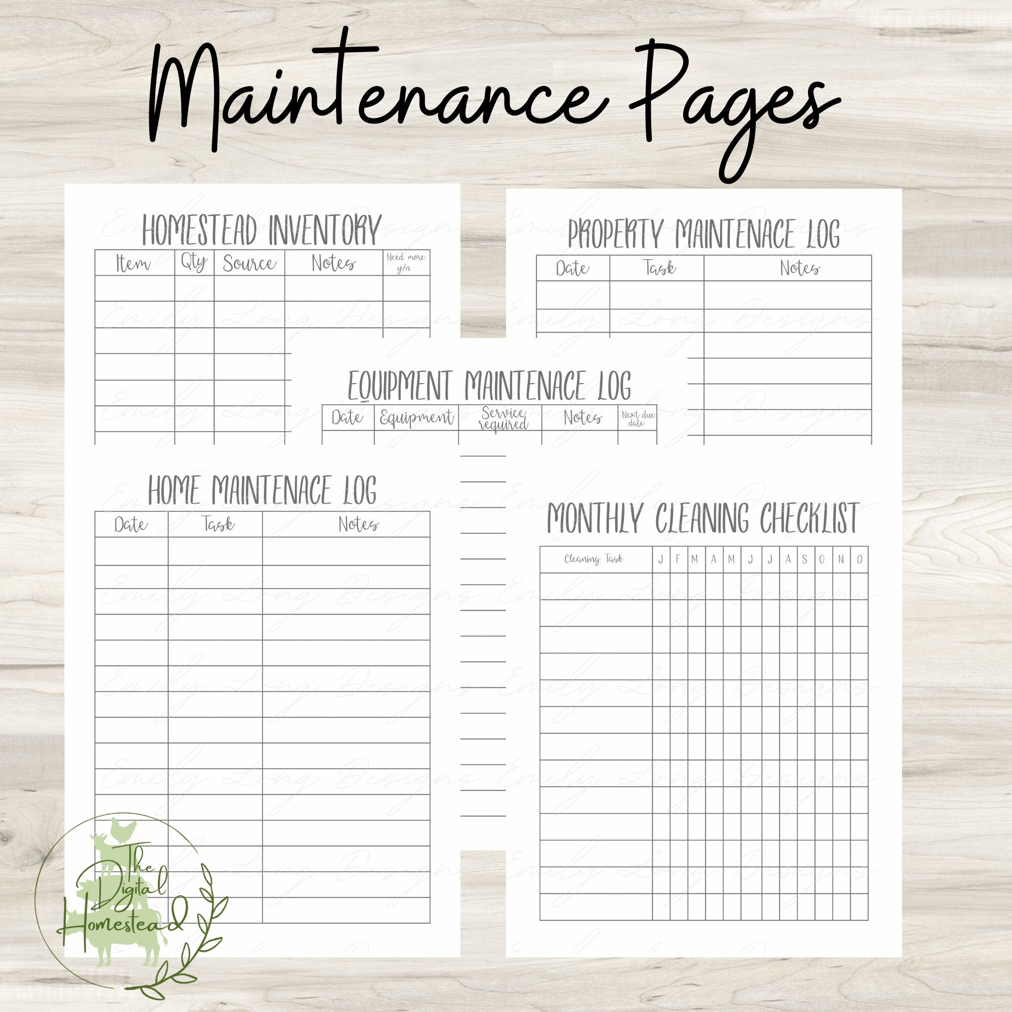 2025 Homestead Management Binder Printable Homestead Planner Printable Business Management Printable Farm Management Binder Etsy