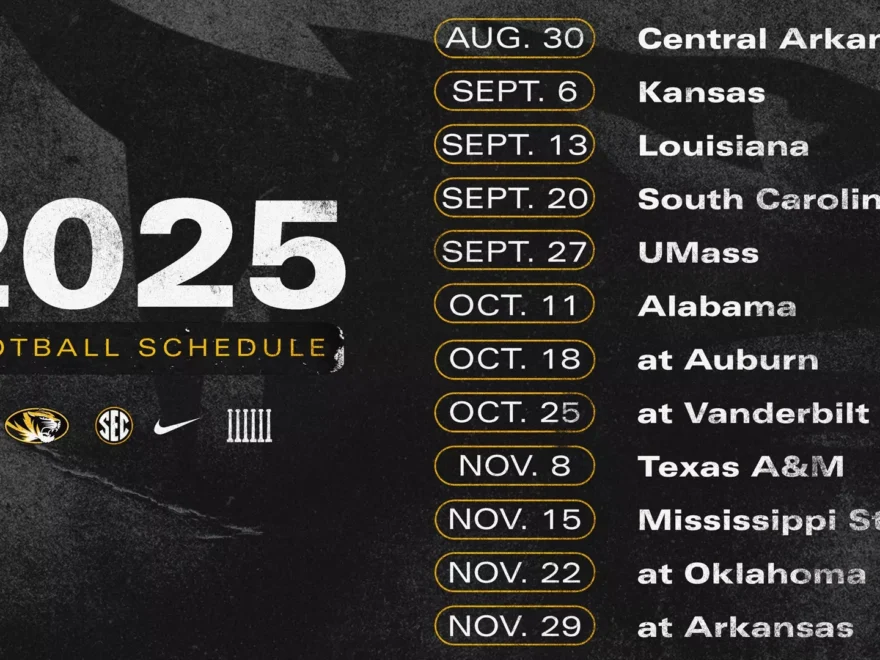 2025 Mizzou Football Schedule Announced University Of Missouri Athletics