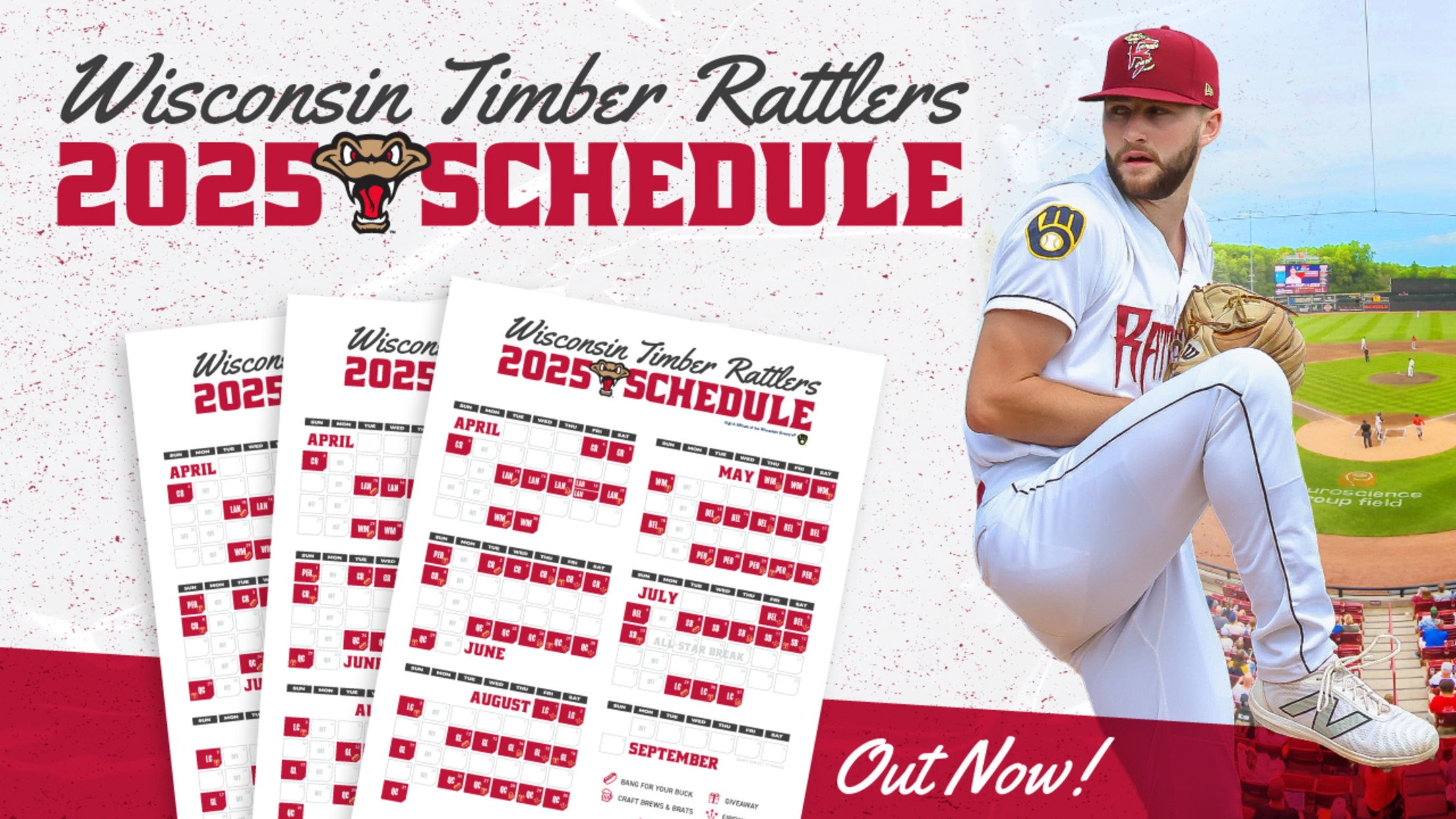 2025 Wisconsin Home Schedule Announced Timber Rattlers
