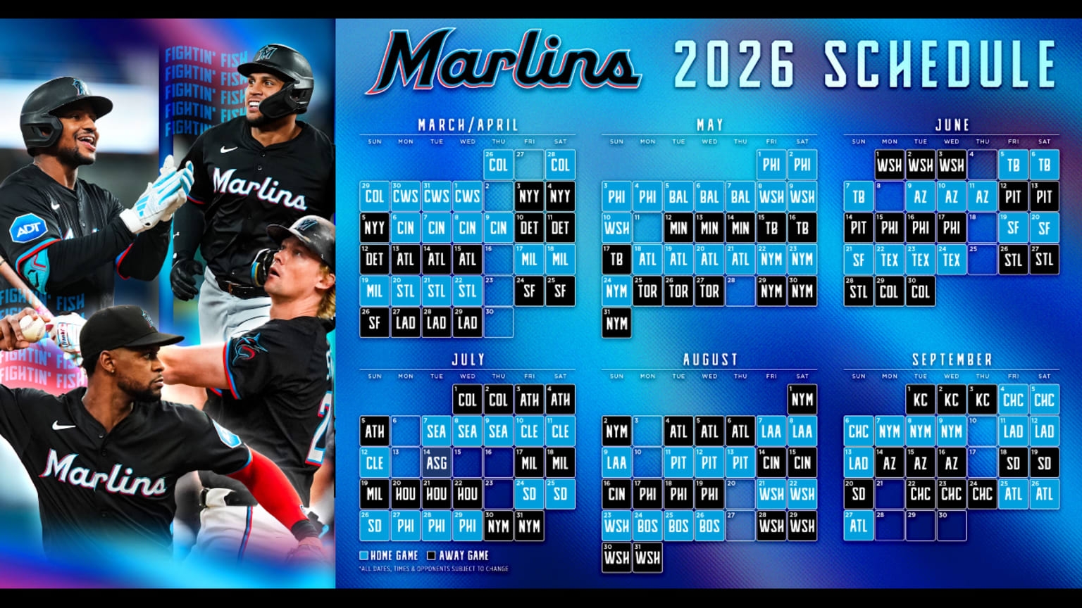 2026 Marlins Schedule Is Here 08 26 2025 MLB