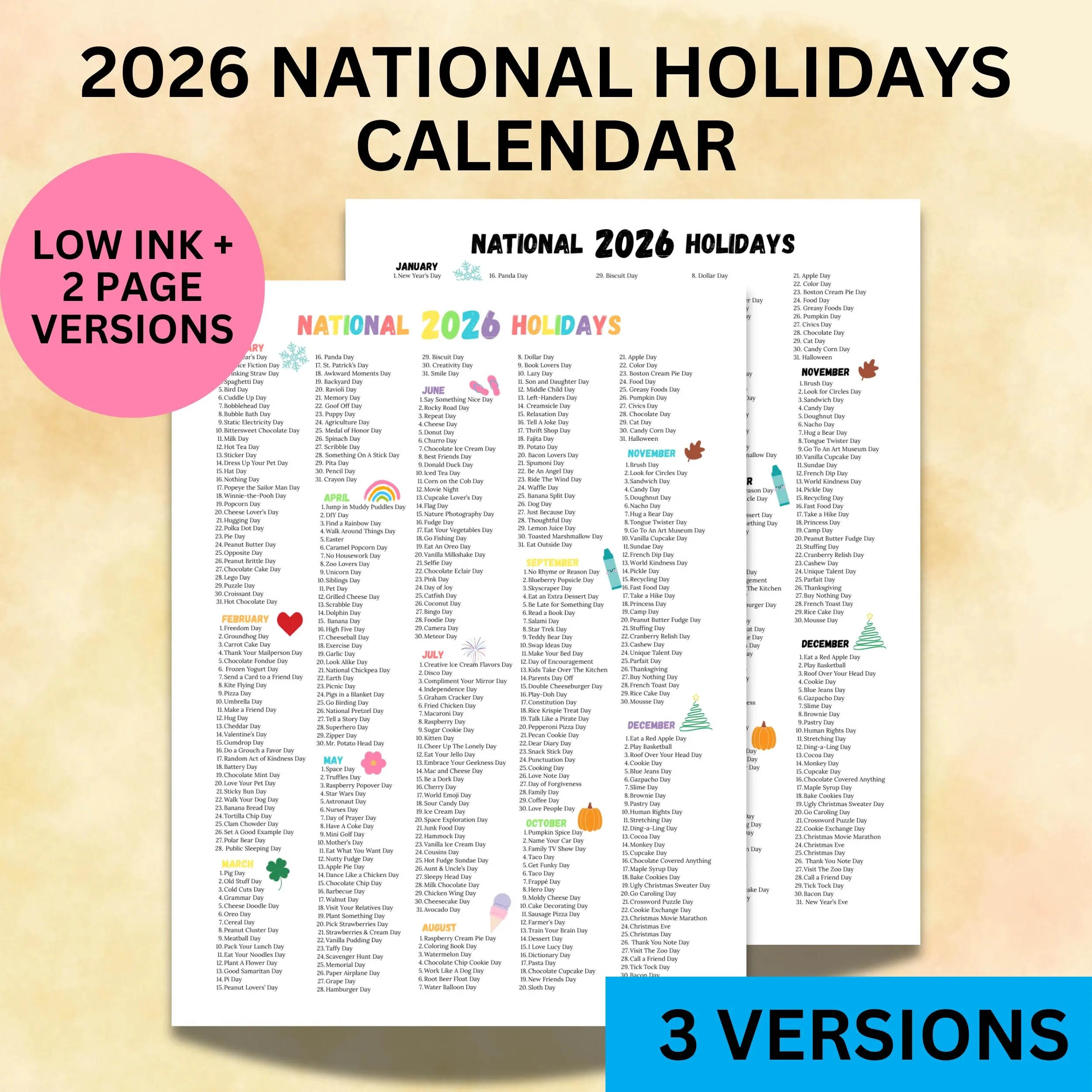 Printable Christmas Movie List 2026
