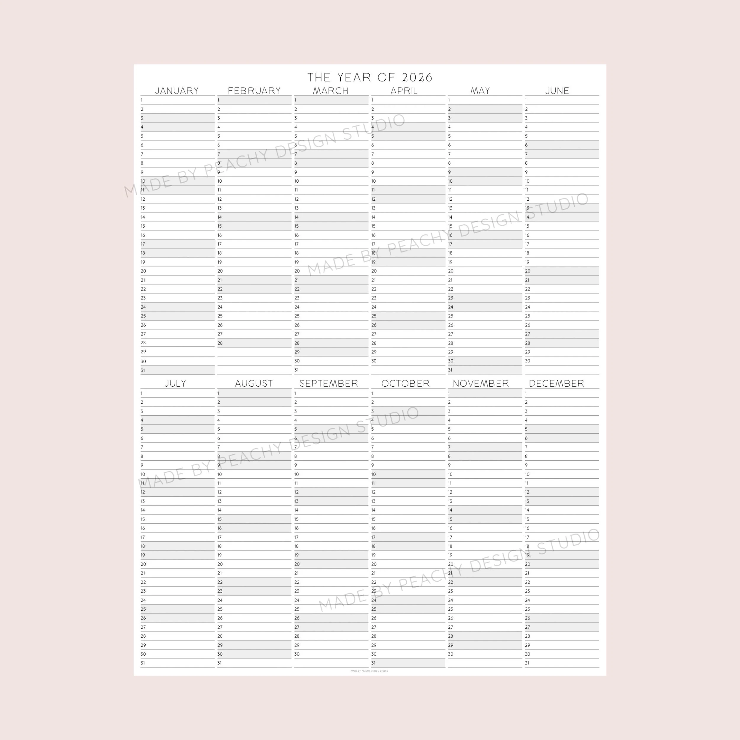 Free Arc Planner Printables 2026