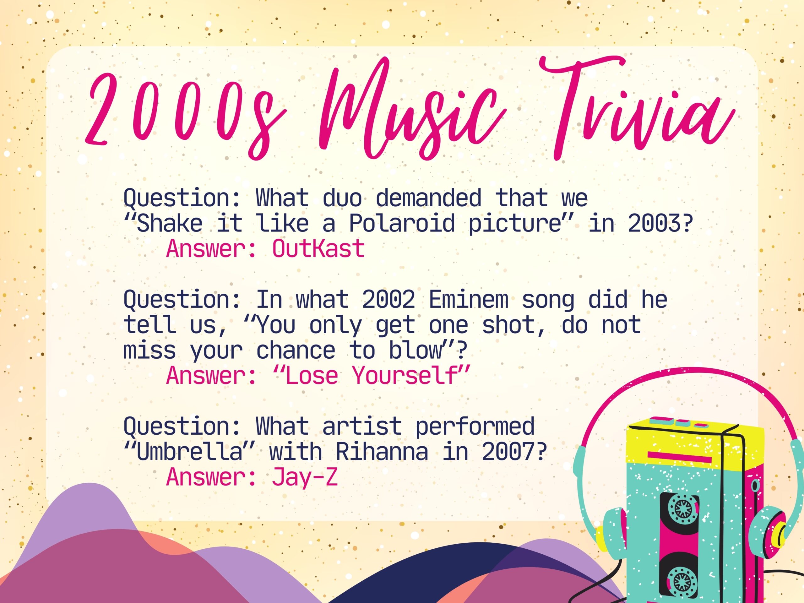 R&B Trivia Questions And Answers Printable