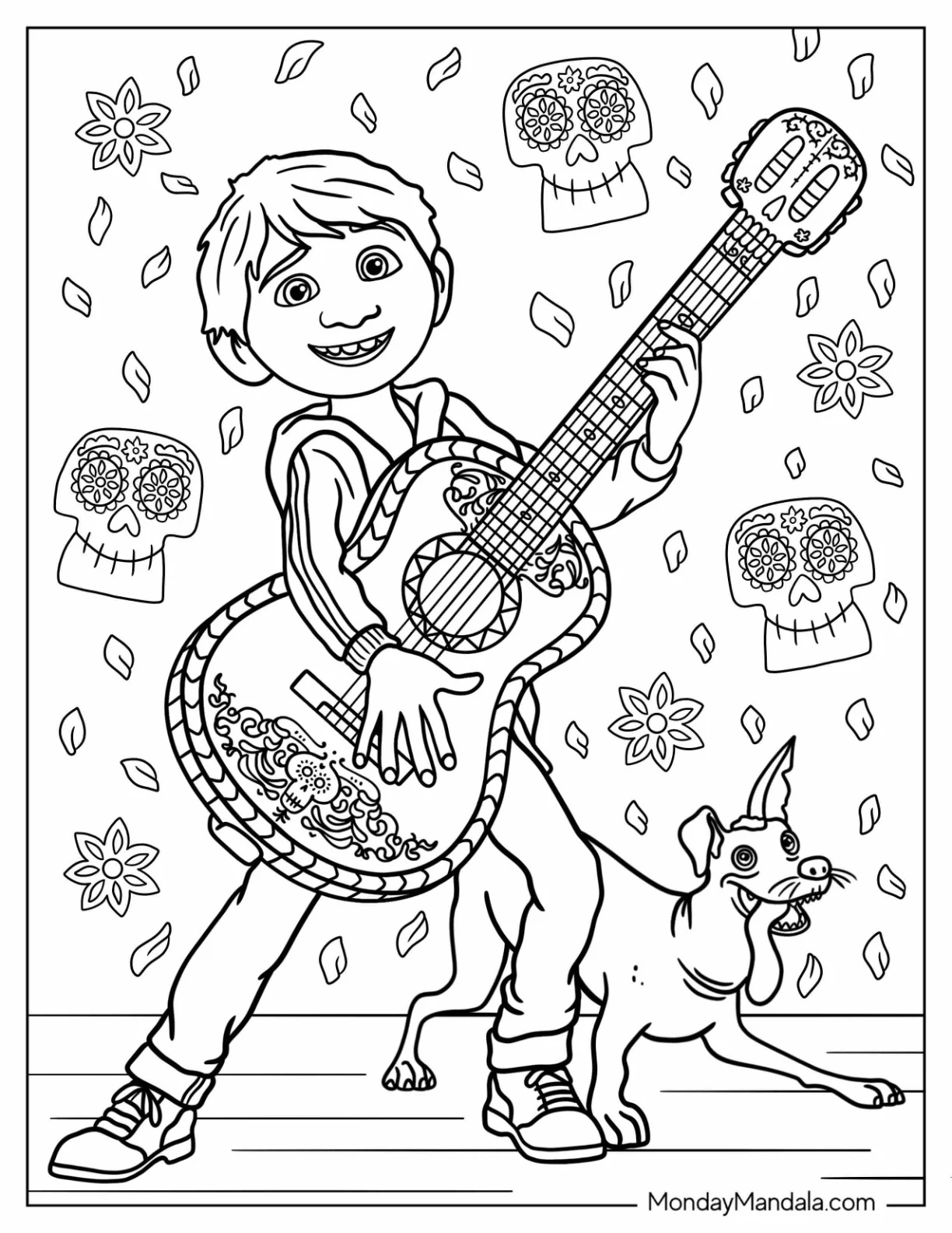 24 Coco Coloring Pages Free PDF Printables 24 Coco Coloring Pages Free PDF Printables