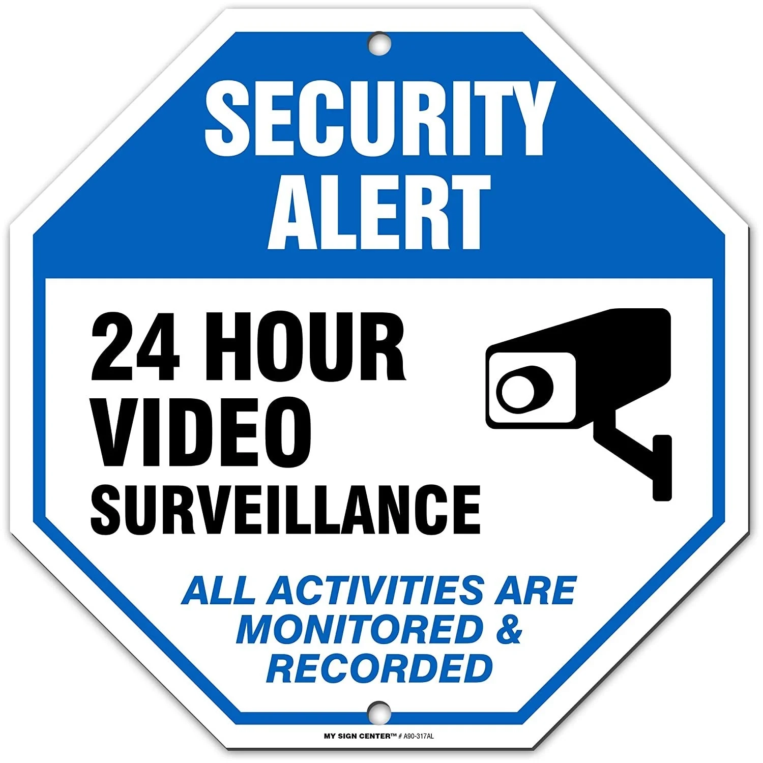 Printable Alarm System Signs