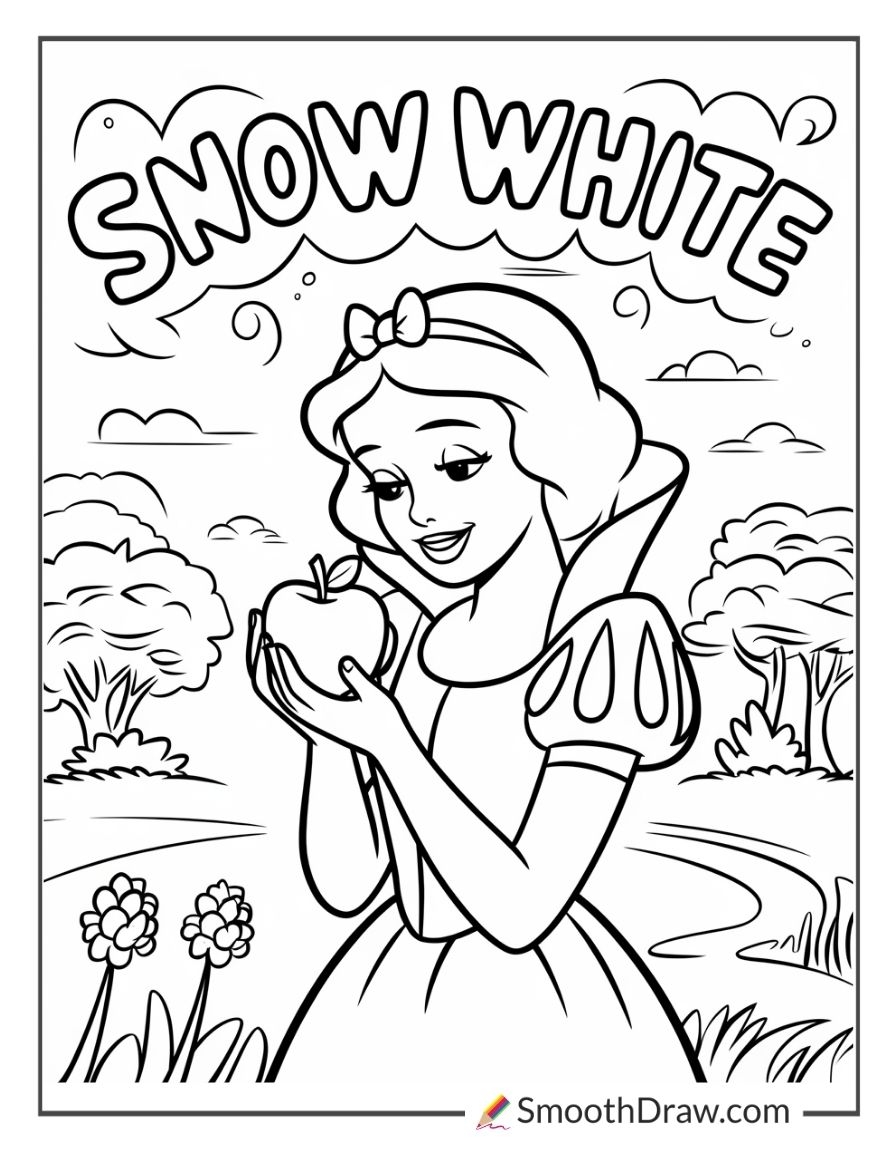 Disney Princess Printable Coloring Sheets