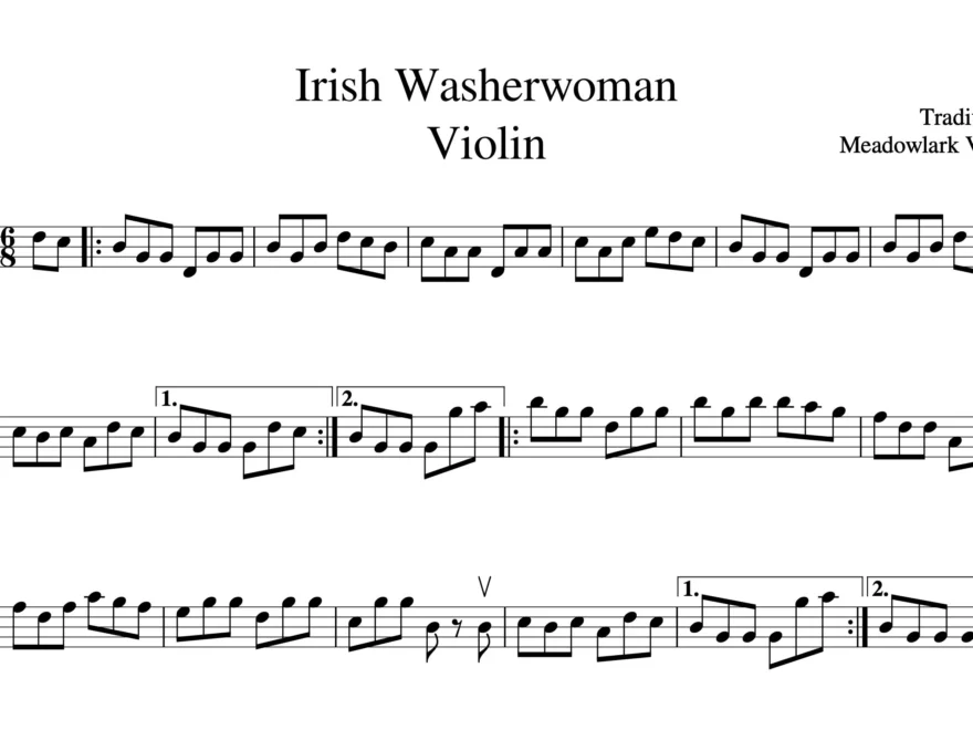 3 Easy Fiddle Tunes For Violin Free Sheet Music Meadowlark Violin Studio