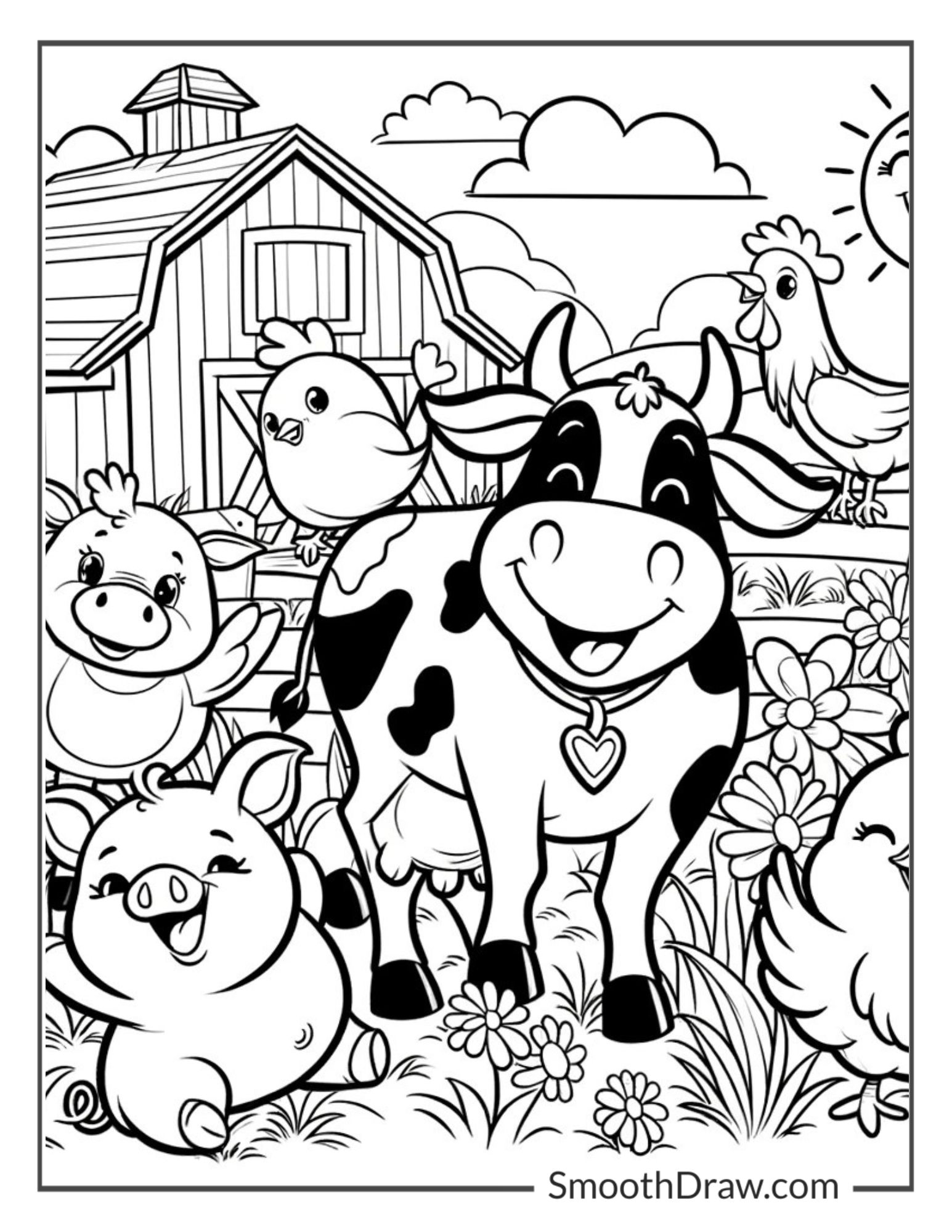 Free Coloring Sheet Printable Animals