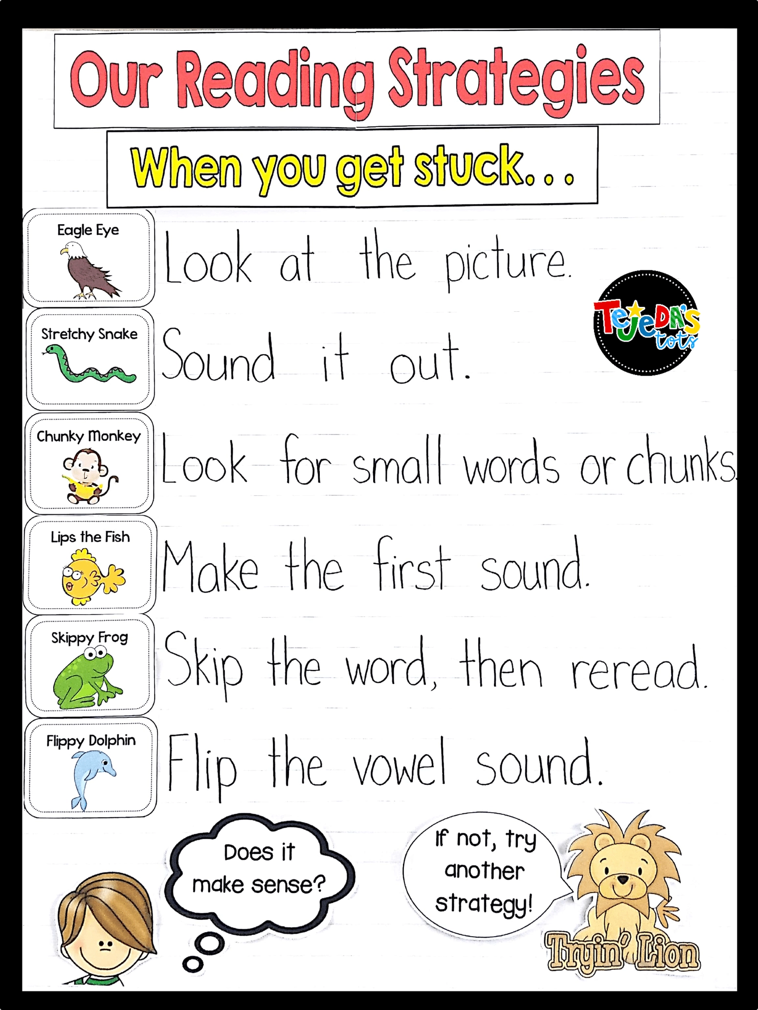 Printable Reading Skill Charts Printable Reading Skill Charts