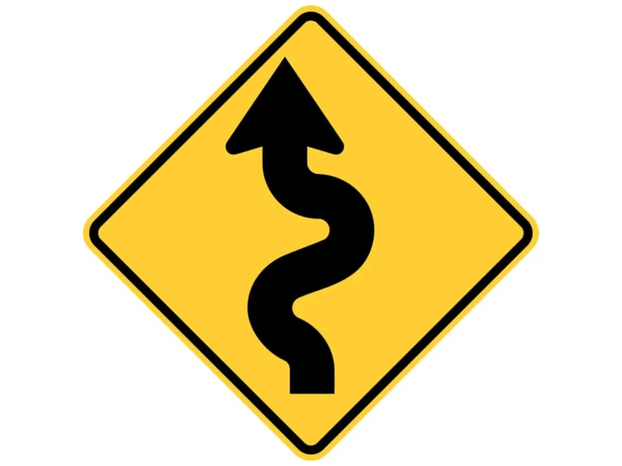 50 Most Common Traffic Warning Signs Zutobi Drivers Ed