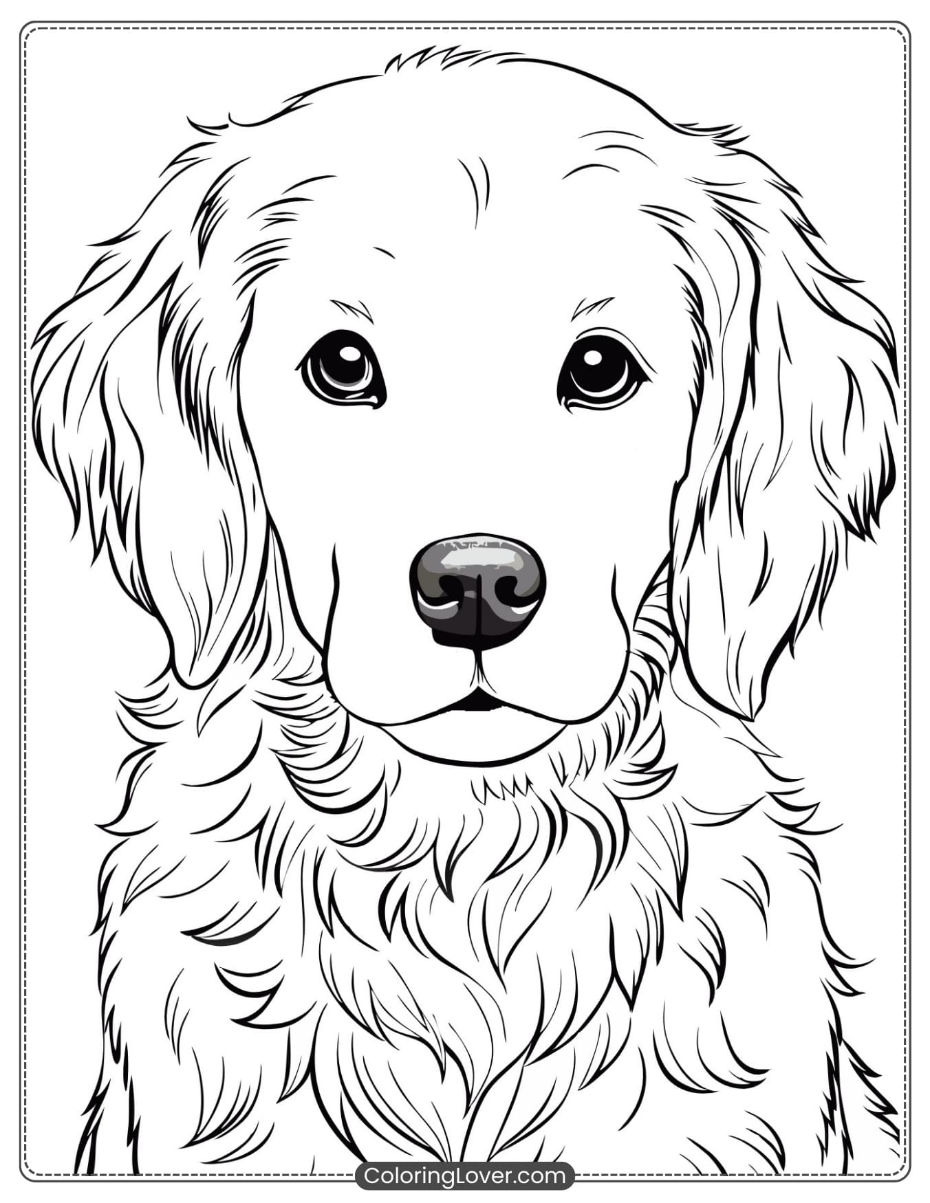 Puppies Coloring Sheets Printable