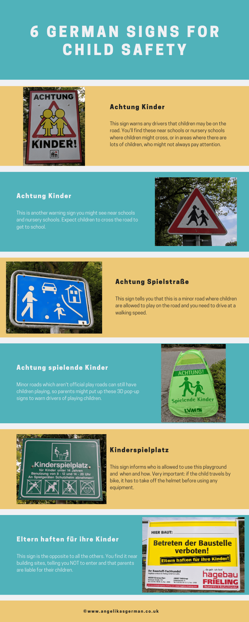 Printable German Road Signs