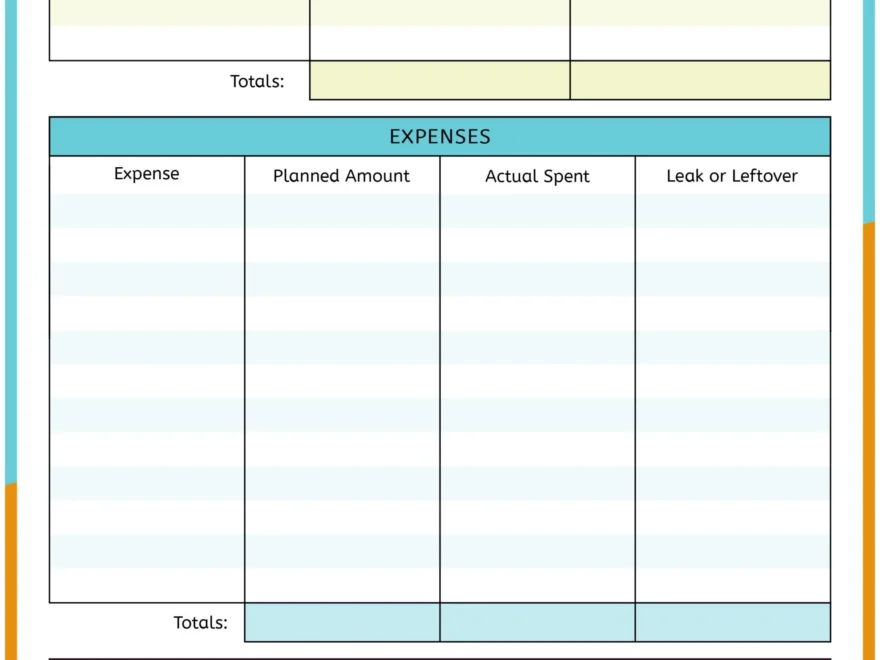 7 Free Teen Budget Worksheets Tools Start Your Teenager Budgeting