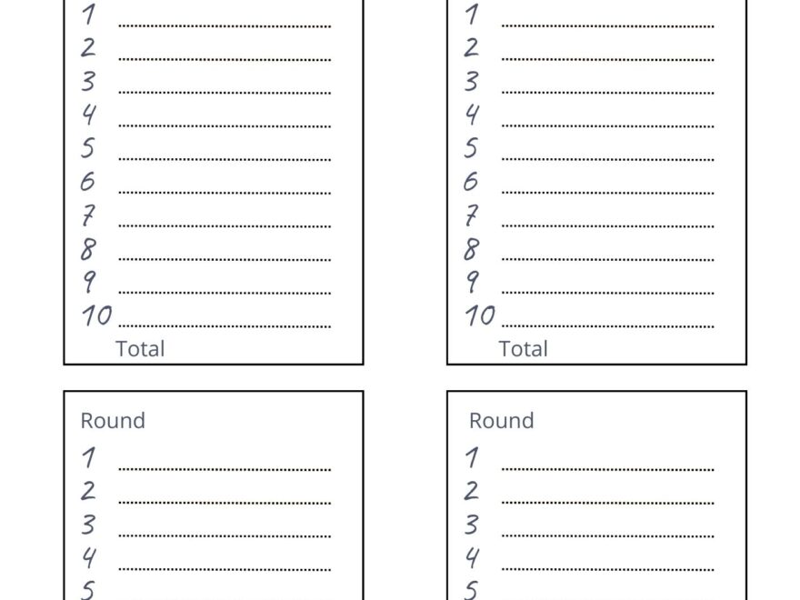 8x Free Pub Quiz Answer Sheet Download As PDF