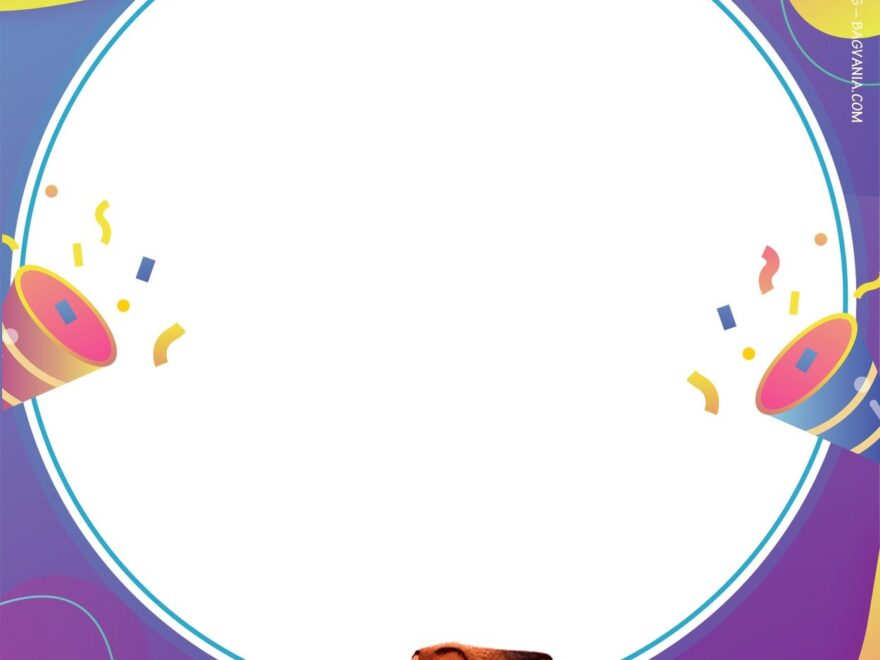 9 Gather All Animals In Zootopia Birthday Invitation Templates
