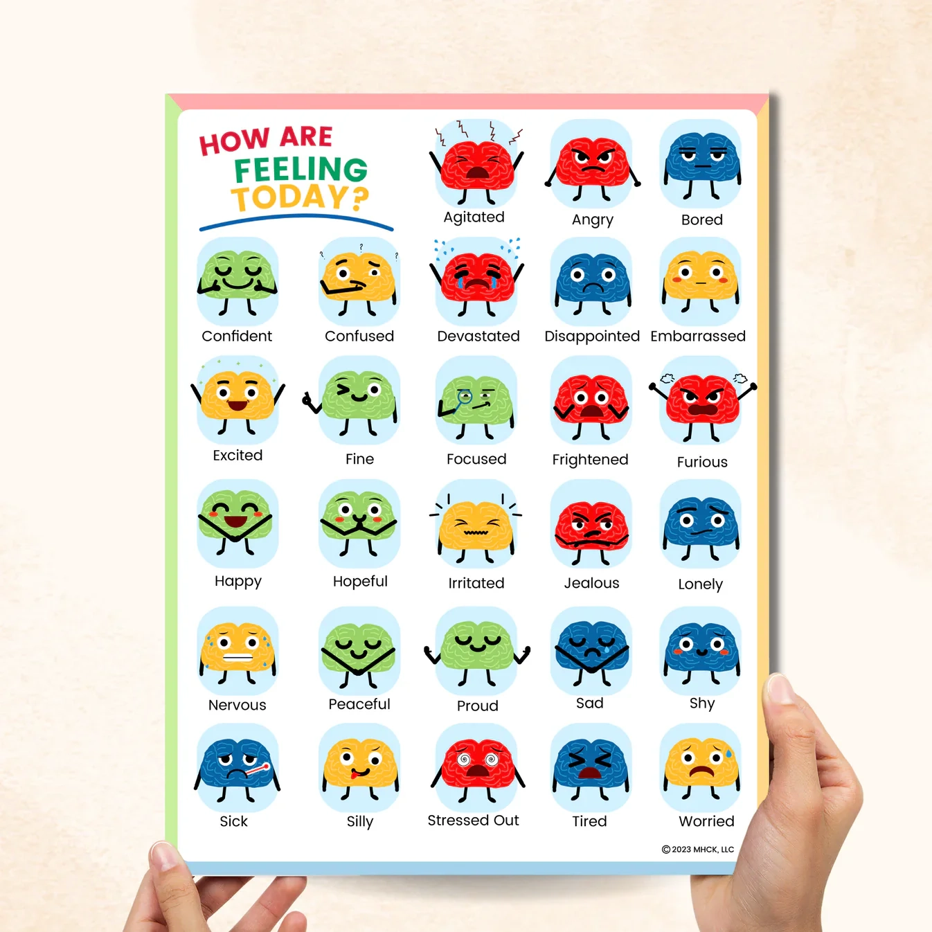 Feelings Chart For Classroom Printable