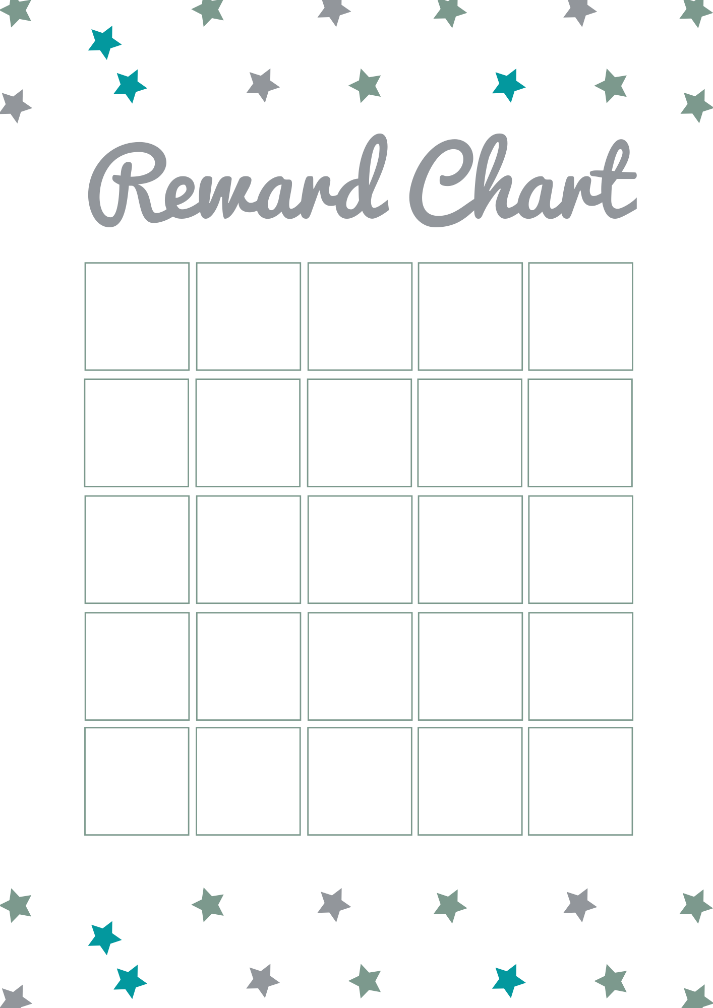 Childrens Reward Charts Printable