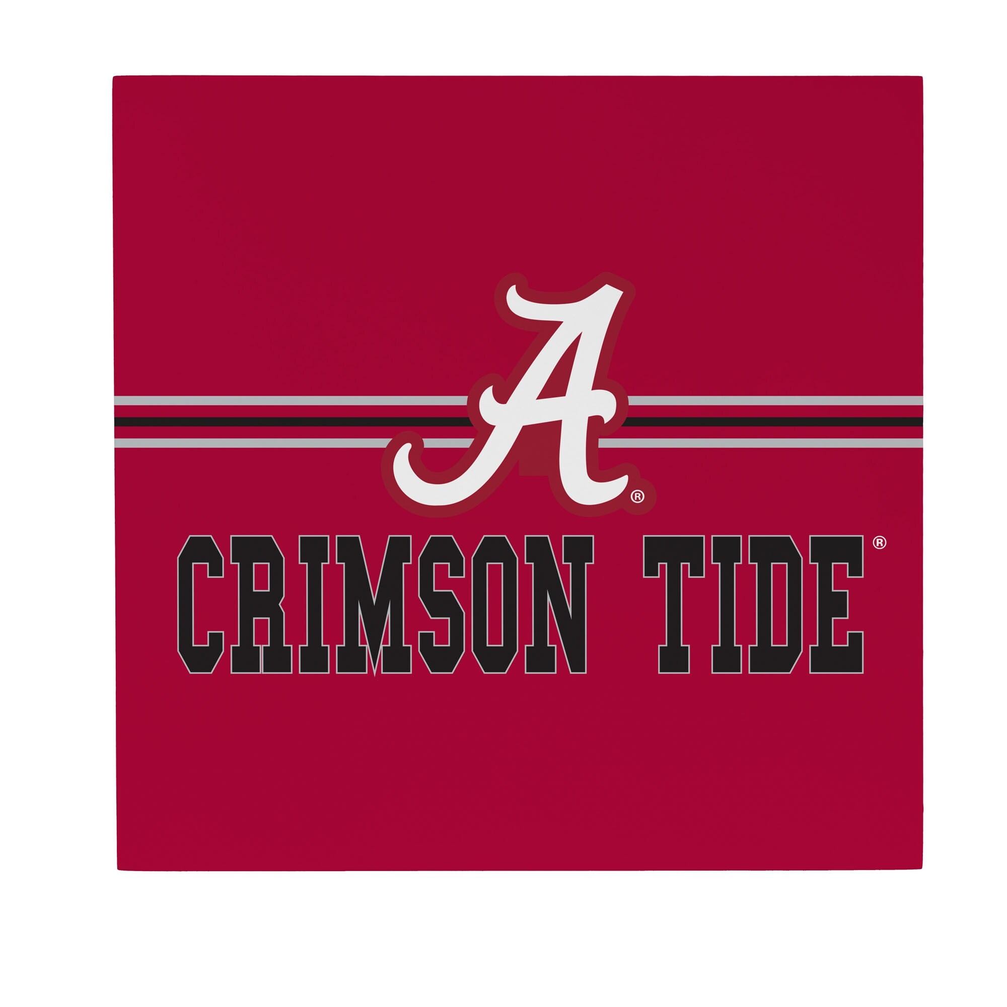 Alabama Crimson Tide 12 X 12 Wood Wall Sign
