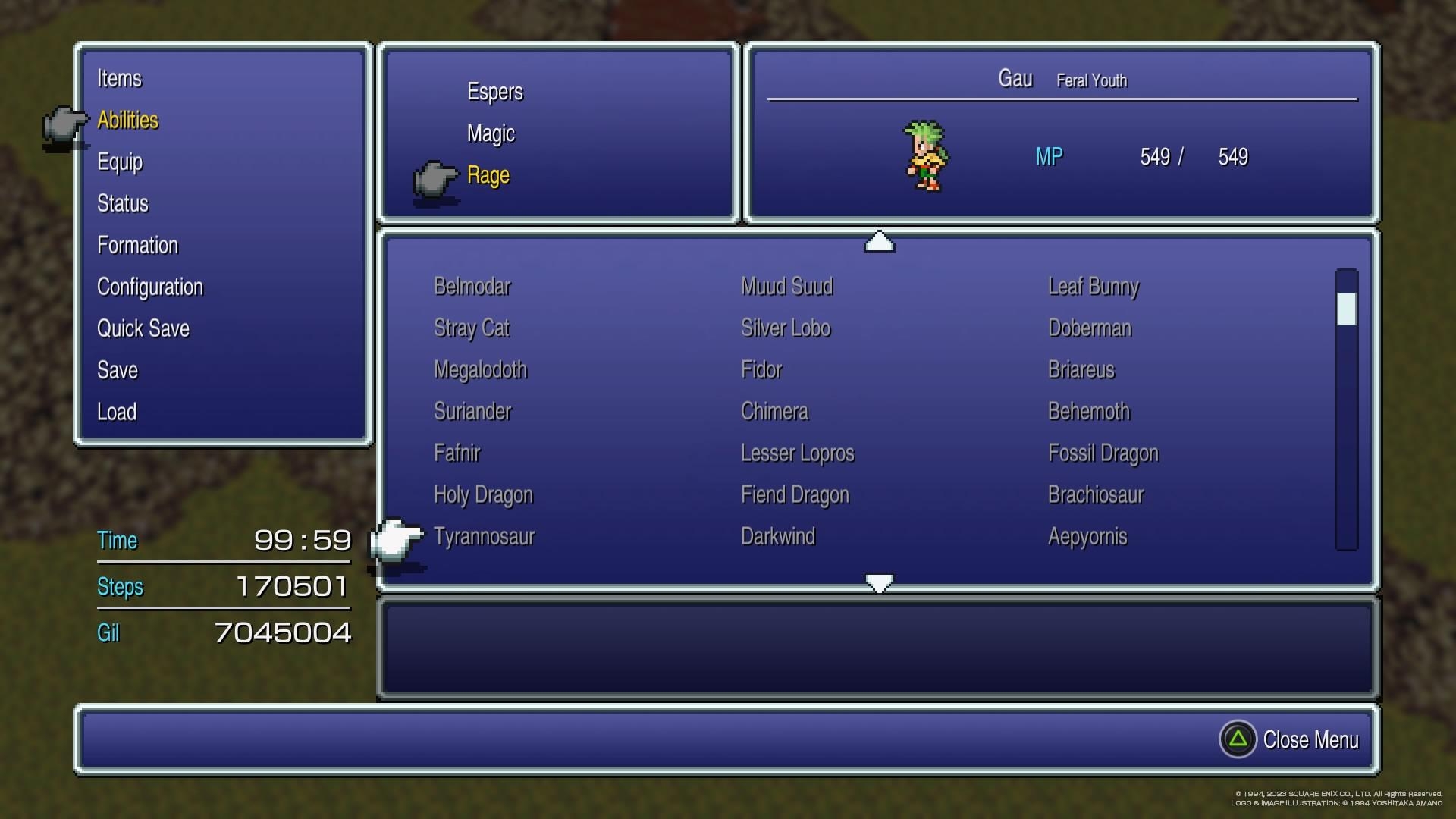 All 252 Rages For The Second Time In My Life Slightly Easier In The PR But Still A Masochistic Grind R FinalFantasyVI All 252 Rages For The Second Time In My Life Slightly Easier In The PR But Still A Masochistic Grind R FinalFantasyVI