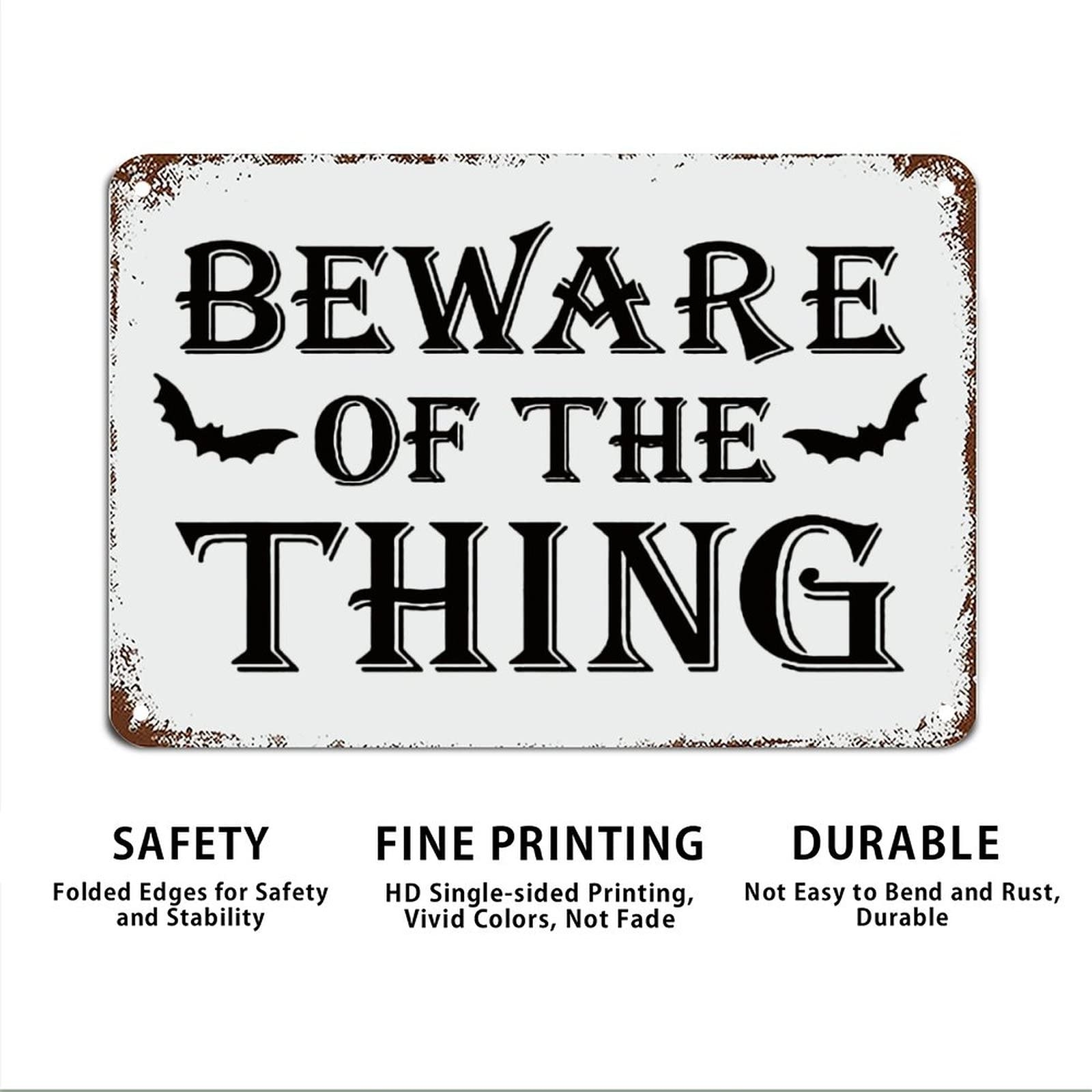 Printable Scary Halloween Sign