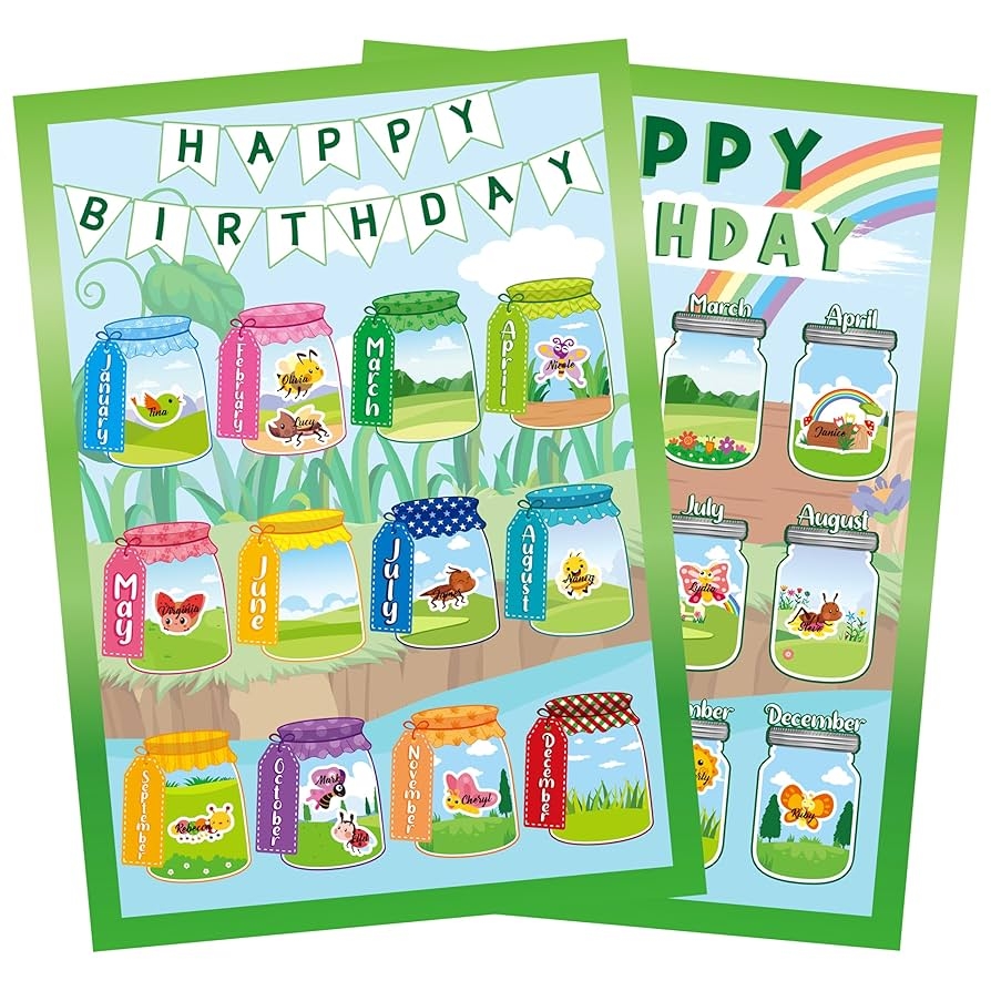 Amazon BeYumi Bug Insect Birthday Chart 5Pcs Bug Floral Birthday Posters Birthday Charts For Classroom Birthday Calendar Bulletin Board Set Chalkboard Wall Party Decoration Back To School Teaching Supplies Sports Amazon BeYumi Bug Insect Birthday Chart 5Pcs Bug Floral Birthday Posters Birthday Charts For Classroom Birthday Calendar Bulletin Board Set Chalkboard Wall Party Decoration Back To School Teaching Supplies Sports