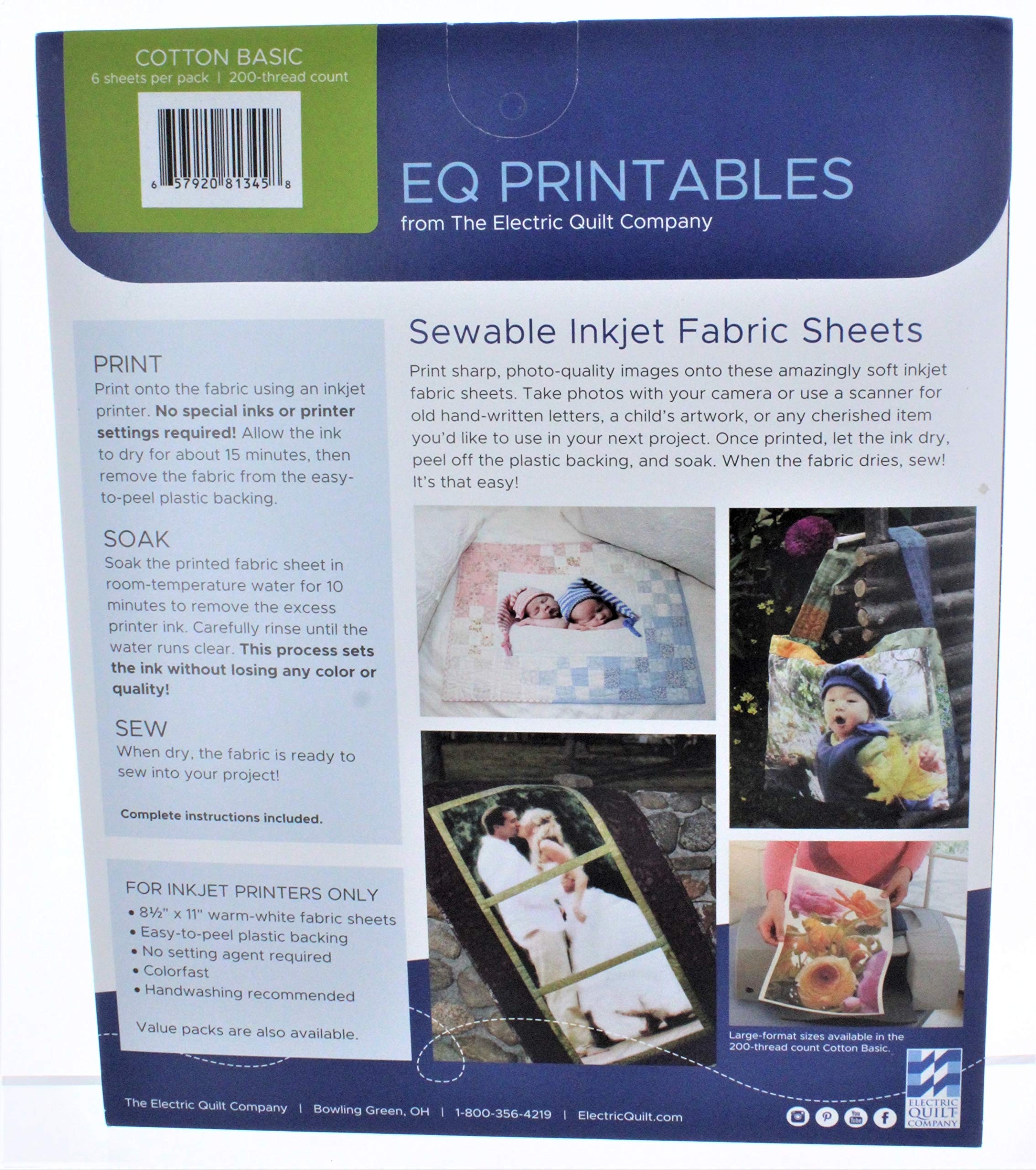 Amazon EQ PrintablesFabric Sheets 8 1 2 X 11 Office Products
