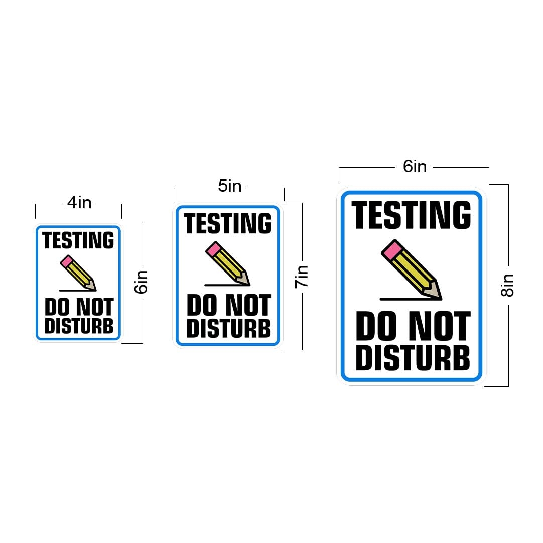 Amazon Portrait Round Plus Testing Do Not Disturb Wall Or Door Sign Warning Signage Large Office Products