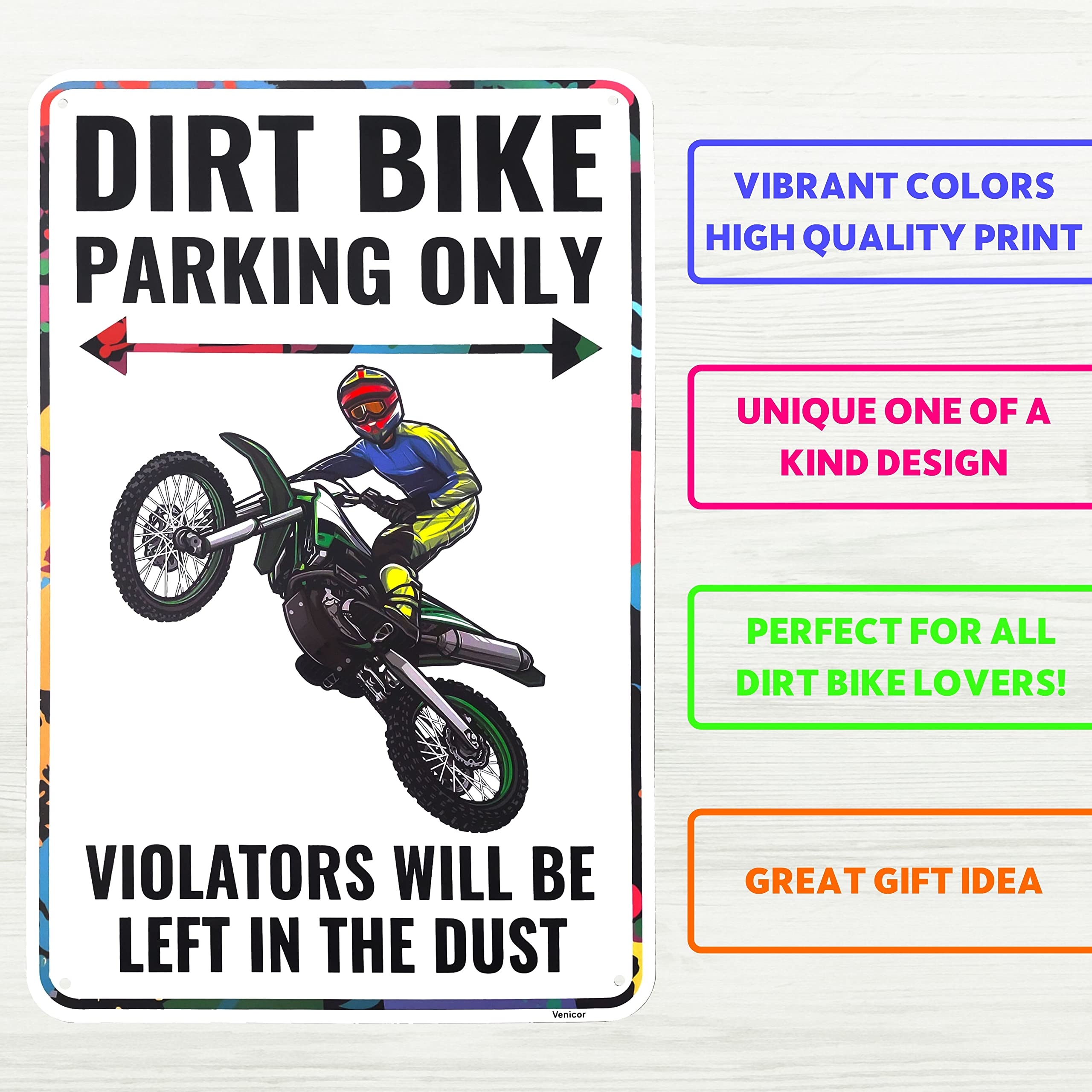 Dirt Bike Parking Sign Printable