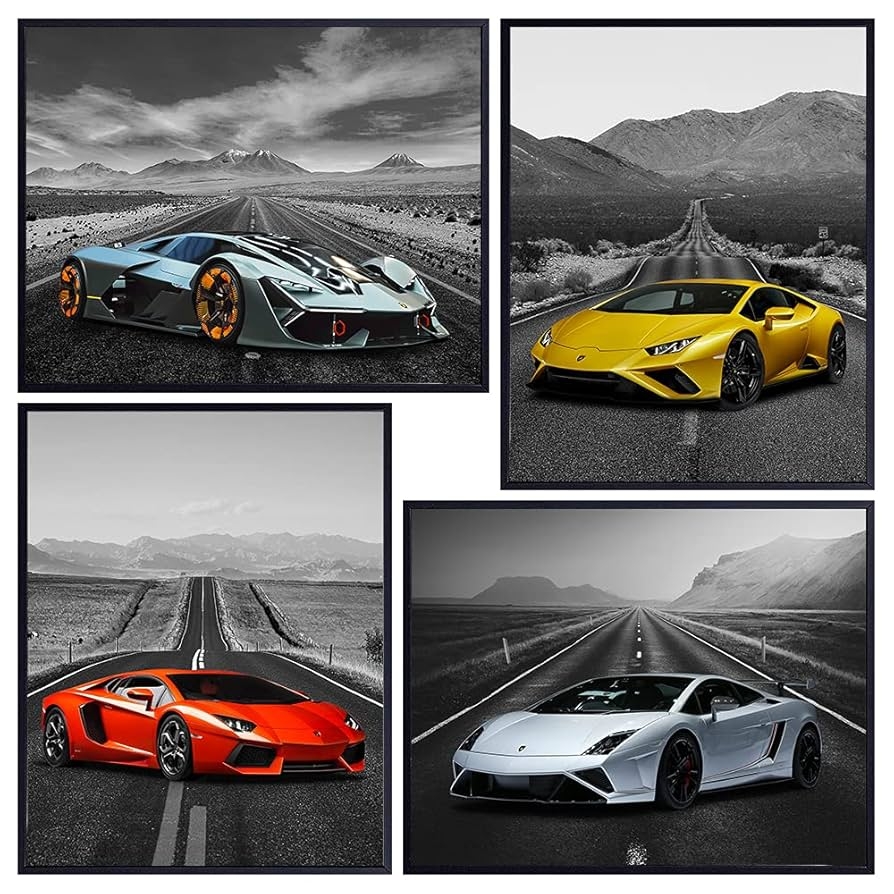 Christmas List Free Printable Lamborghini