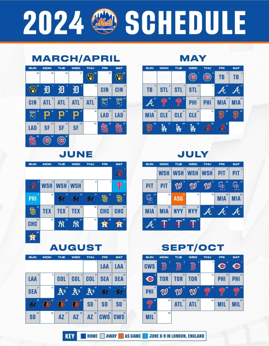 Anthony DiComo On X Here s The Full 2024 Mets Schedule Https t co uUVAkTwH58 X