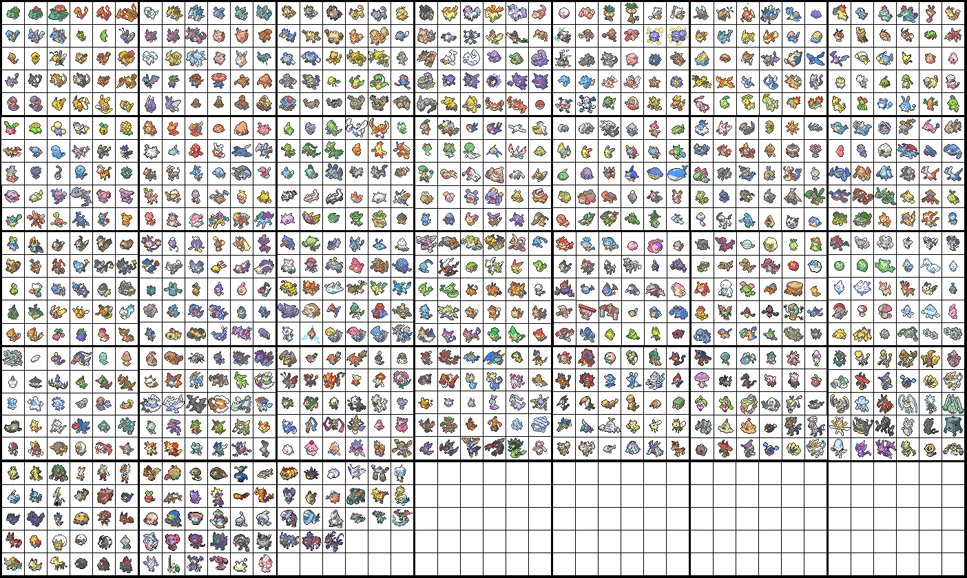 Art Here s A Checklist Of All 890 Current Pokemon Species Including Alolan And Galarian Regional Variants To Help Serve As A Tracker For Shinies R ShinyPokemon