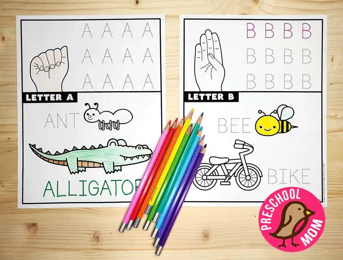 Printable Letter B In Sign Language