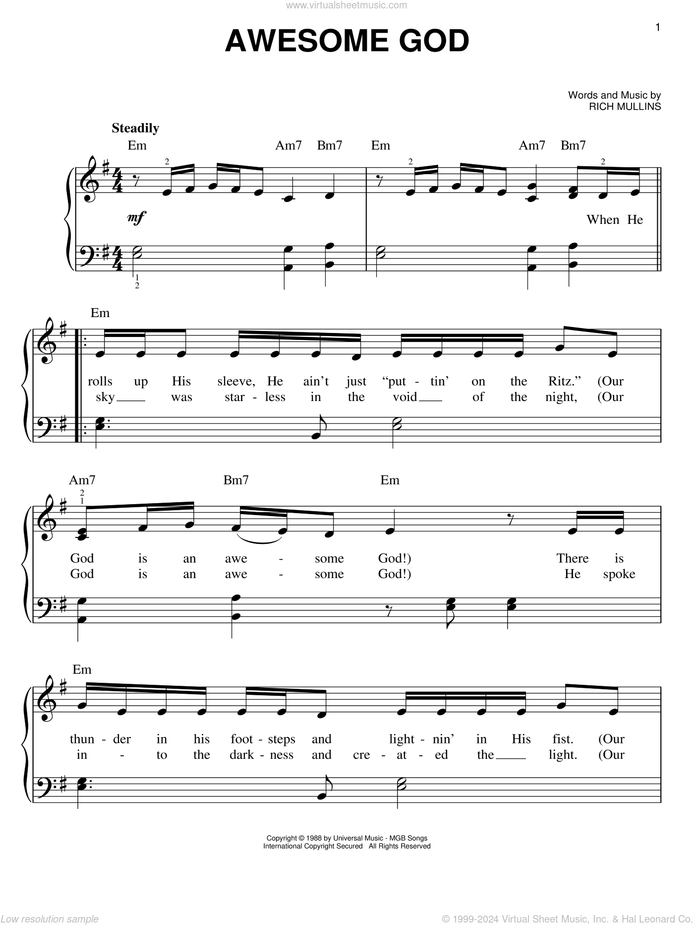 Free Printable Sheet Music With Lyrics