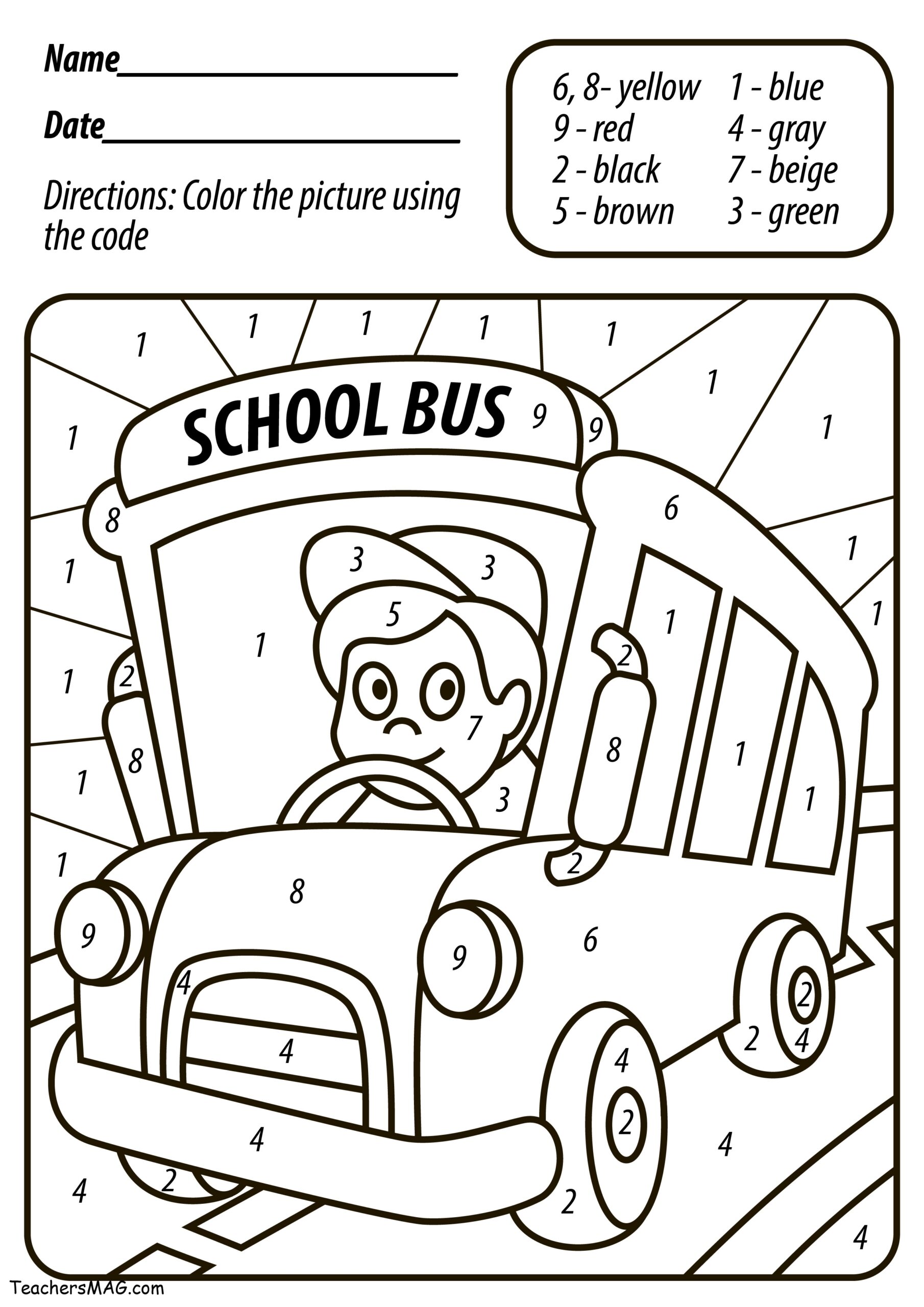 Back To School Printable Fun Sheets
