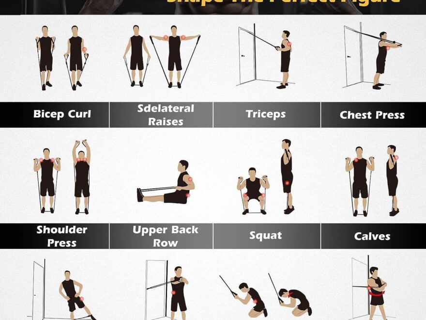Band Training Resistance Band Workouts For Men Pdf Resistance Band Workout Printable 30 Min Full Body