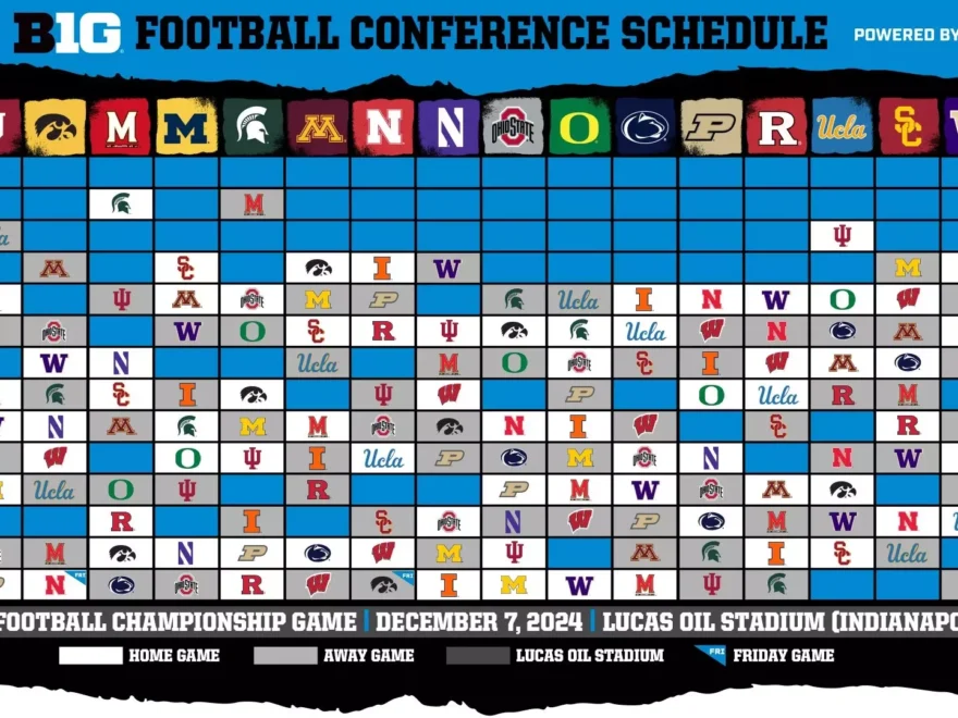 Big Ten Announces 2024 Husky Football Conference Schedule University Of Washington Athletics