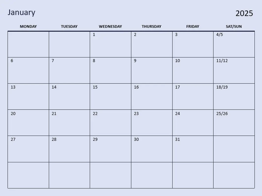 Free Printable Monthly Calendar Sheets