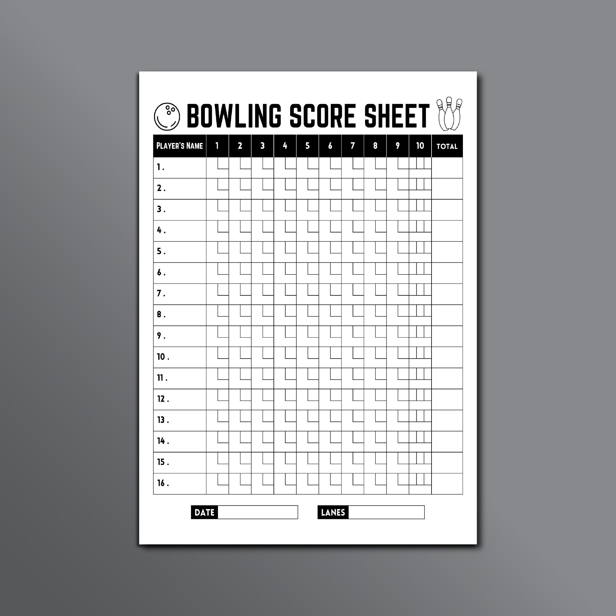 Bowling Score Sheet Printable Bowling Score Card Bowling Scorecard Template Bowling Game Score Recording Printable Bowling Score Pad Etsy Bowling Score Sheet Printable Bowling Score Card Bowling Scorecard Template Bowling Game Score Recording Printable Bowling Score Pad Etsy